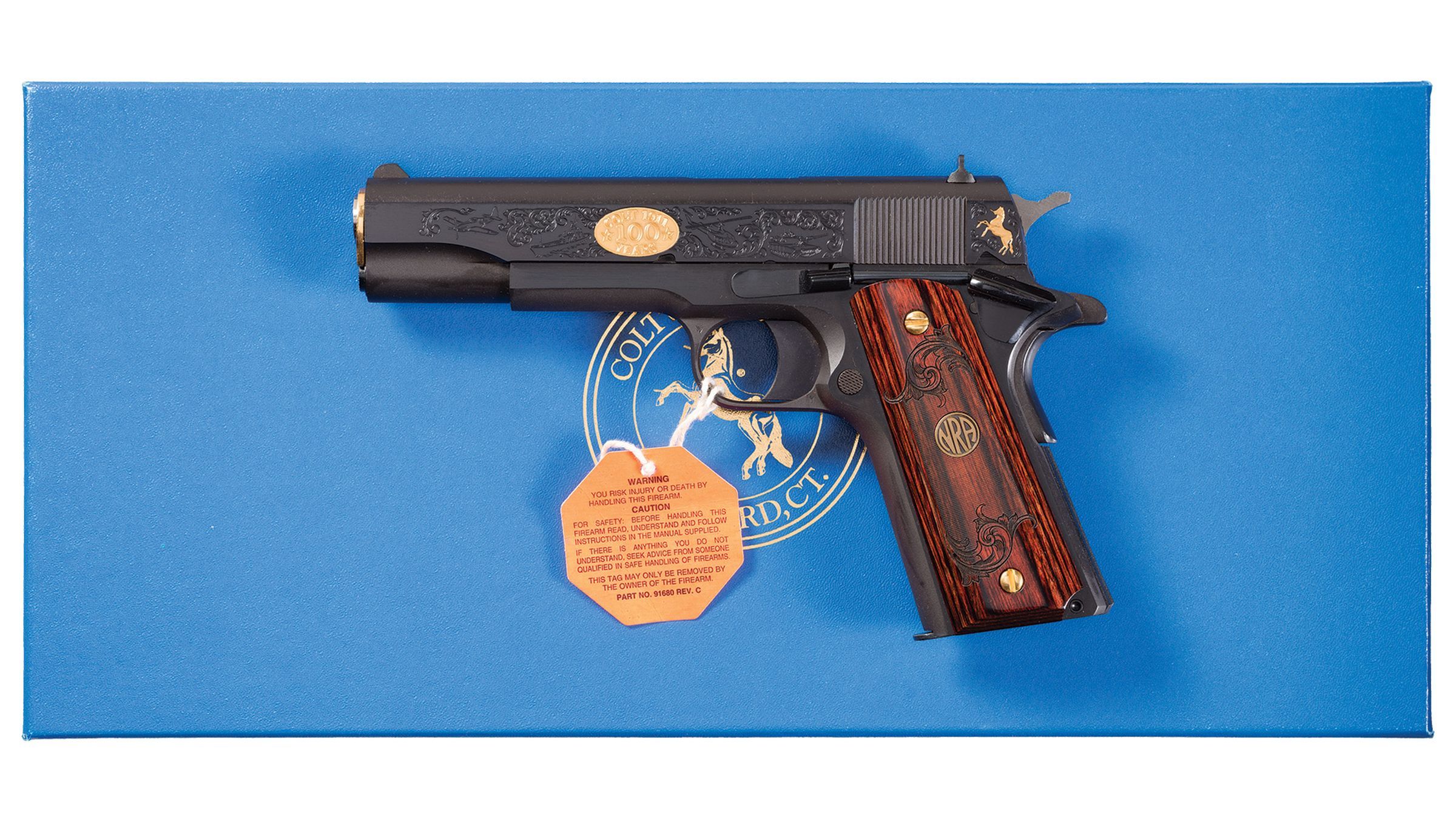 Colt Model 1911a1 Nra Gun Of The Year Semi Automatic Pistol Rock Island Auction 4286