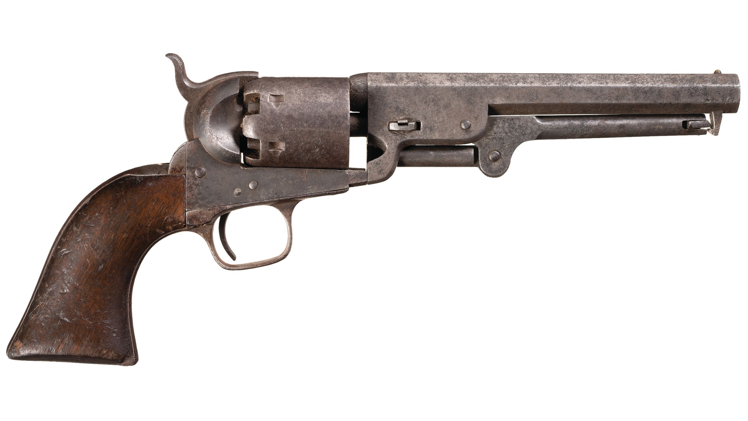 Bid on Lot #100: British Military Colt London Model 1851 Navy Revolver - Co...