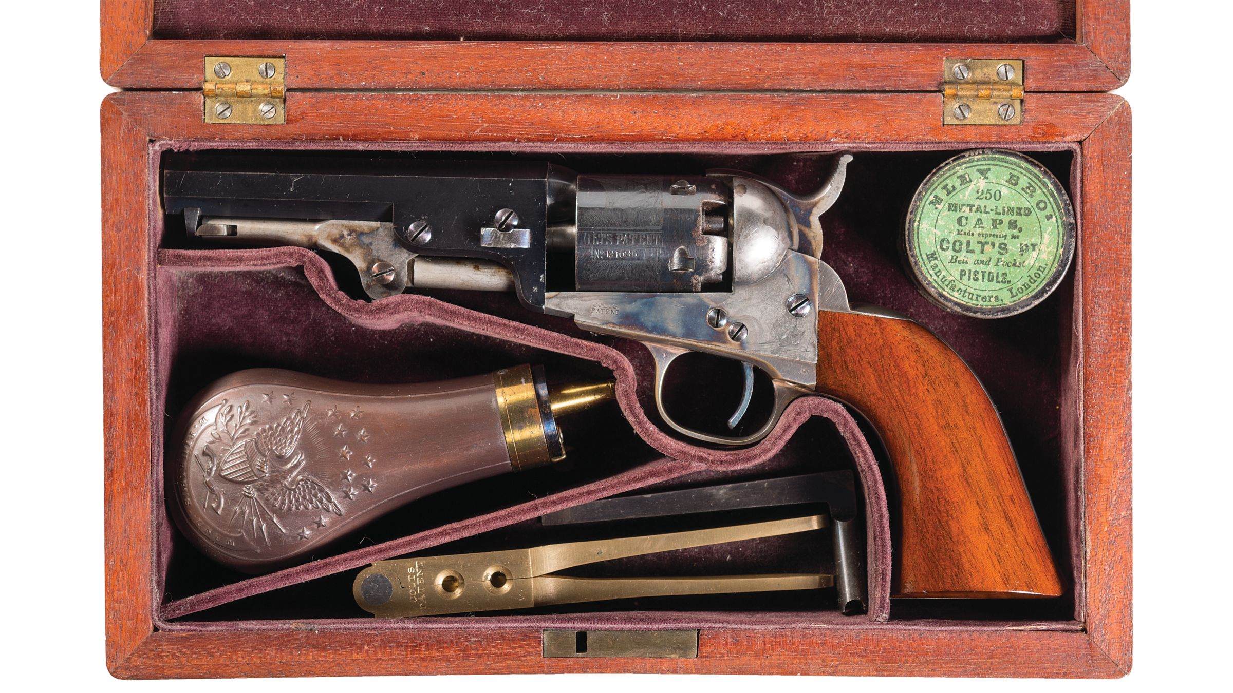 Cased Colt Model 1849 Pocket Percussion Revolver | Rock Island Auction