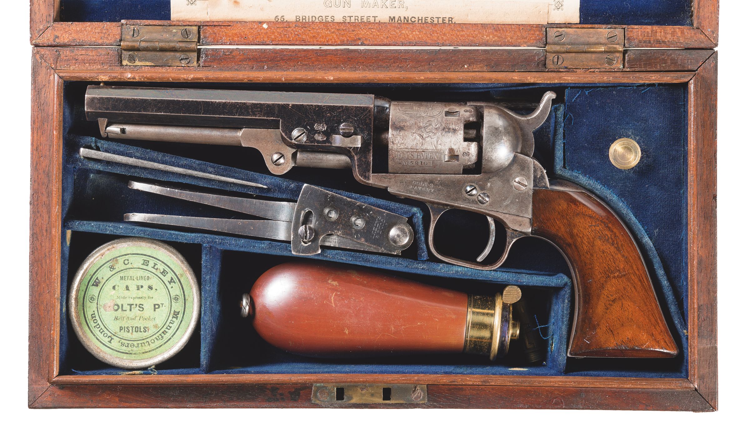 Cased Colt London Model 1849 Pocket Percussion Revolver | Rock Island ...