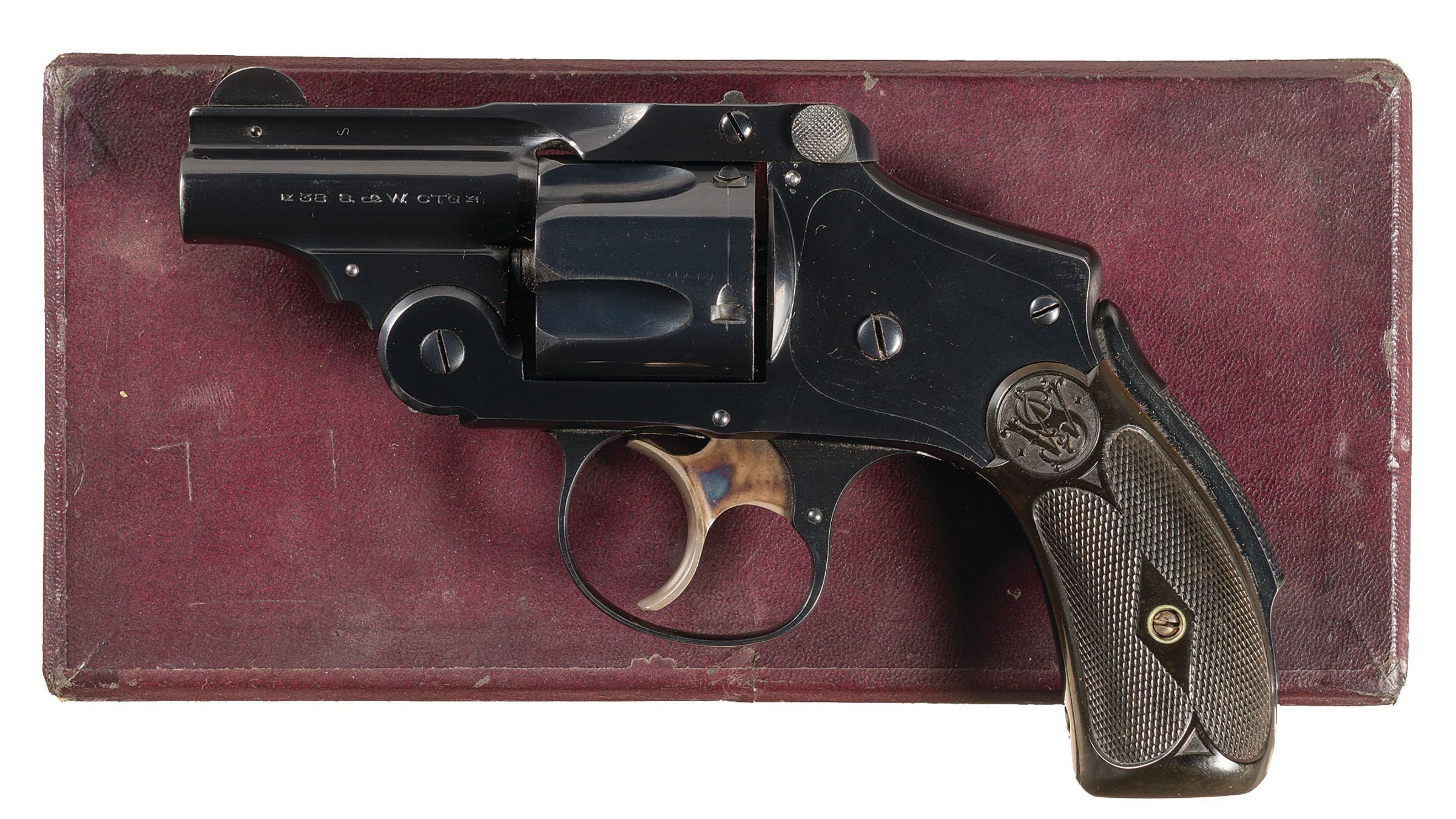 S&W .38 Safety Hammerless Bicycle Revolver, Box | Rock Island Auction