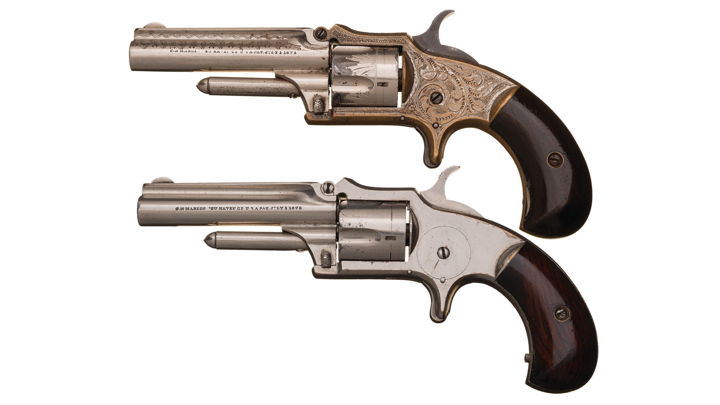Two Antique Marlin Pocket Revolvers | Rock Island Auction