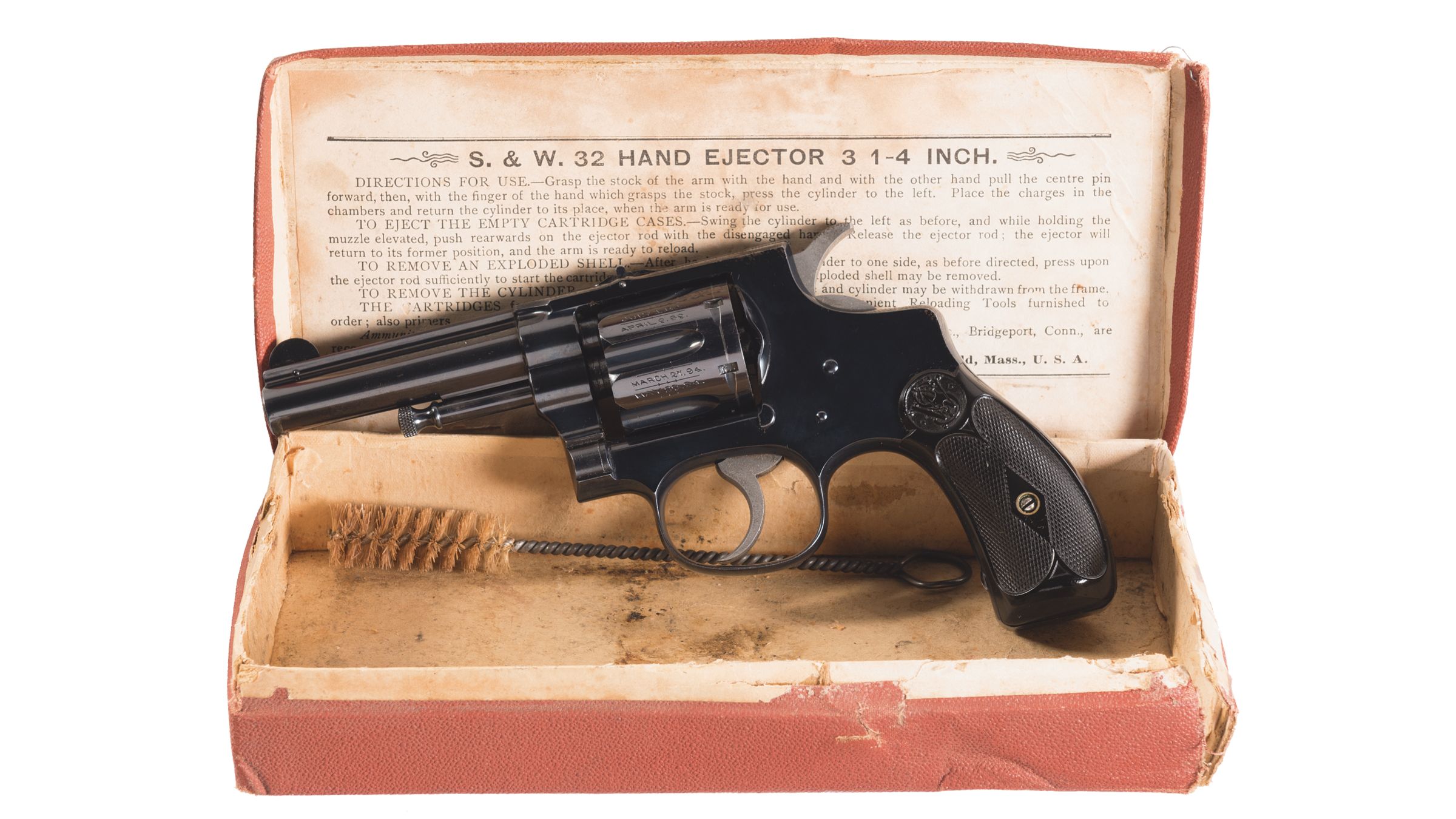 S&W 32 HE 1st Model (Model 1896) Revolver, Box | Rock Island Auction