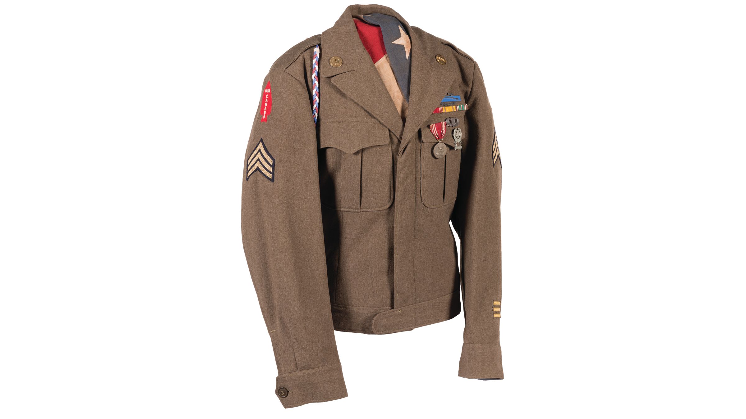 1st SSF Uniform Set, Jacket, Parka, Cap Rock Island Auction