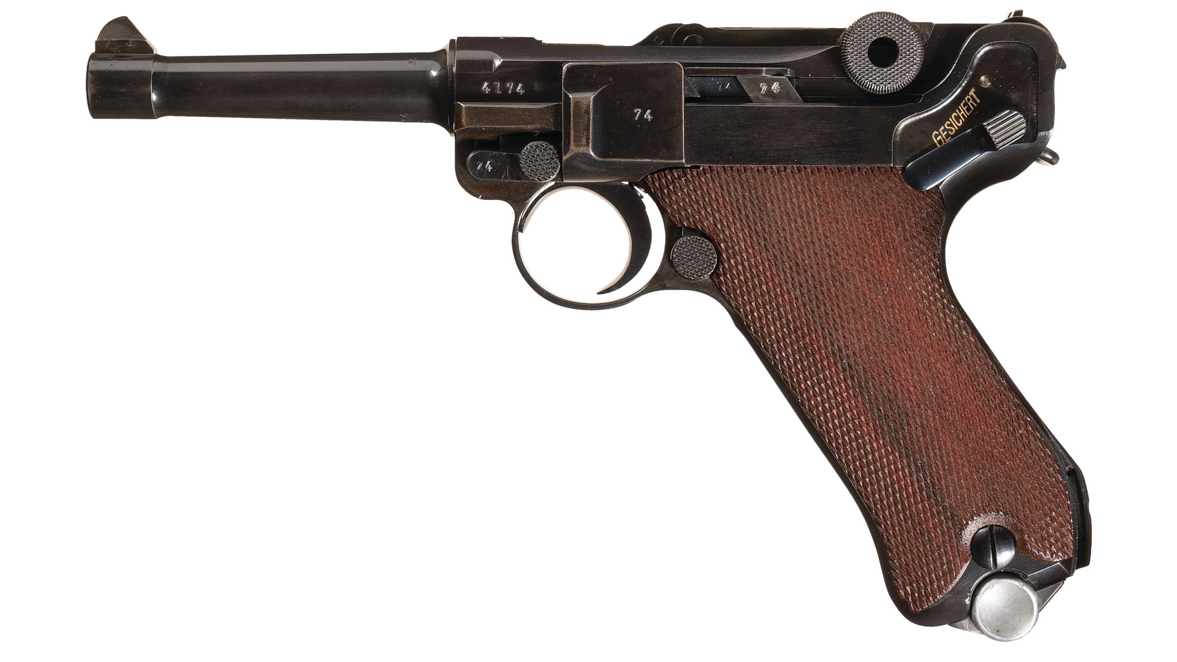 Mauser S42 Code 1938 Dated Luger P08 Pistol With Holster Rock Island Auction 8747