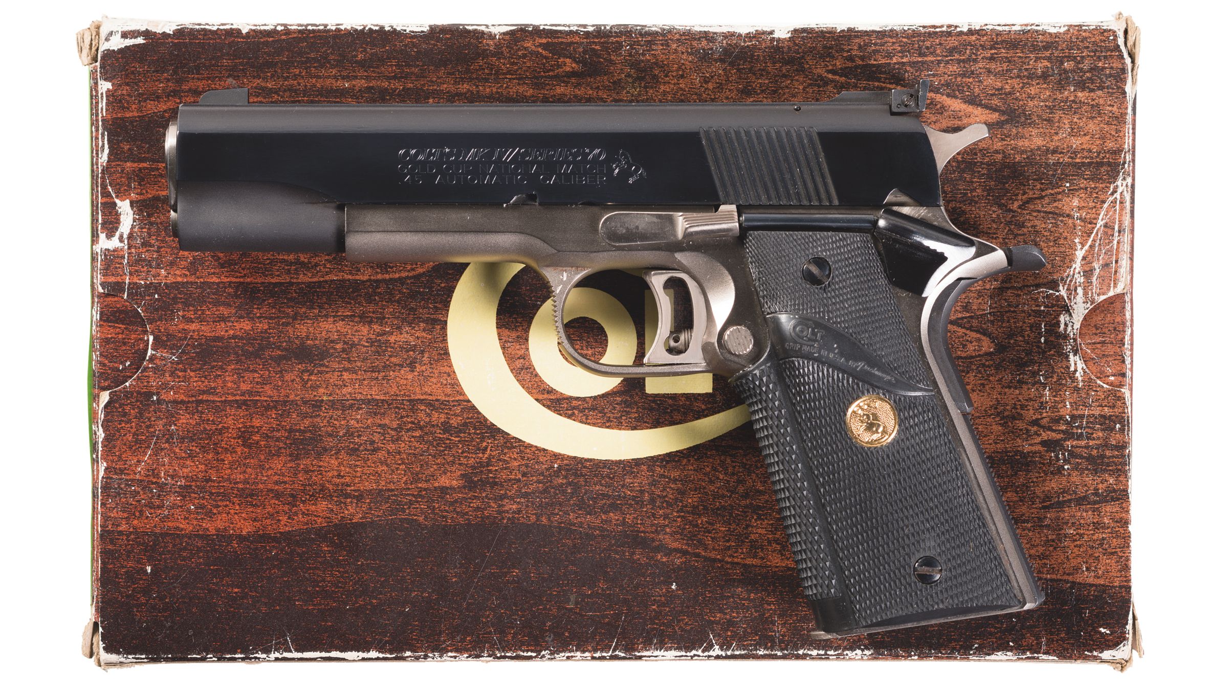 Colt Mk Iv Series 70 Gold Cup National Match Pistol Rock Island Auction 