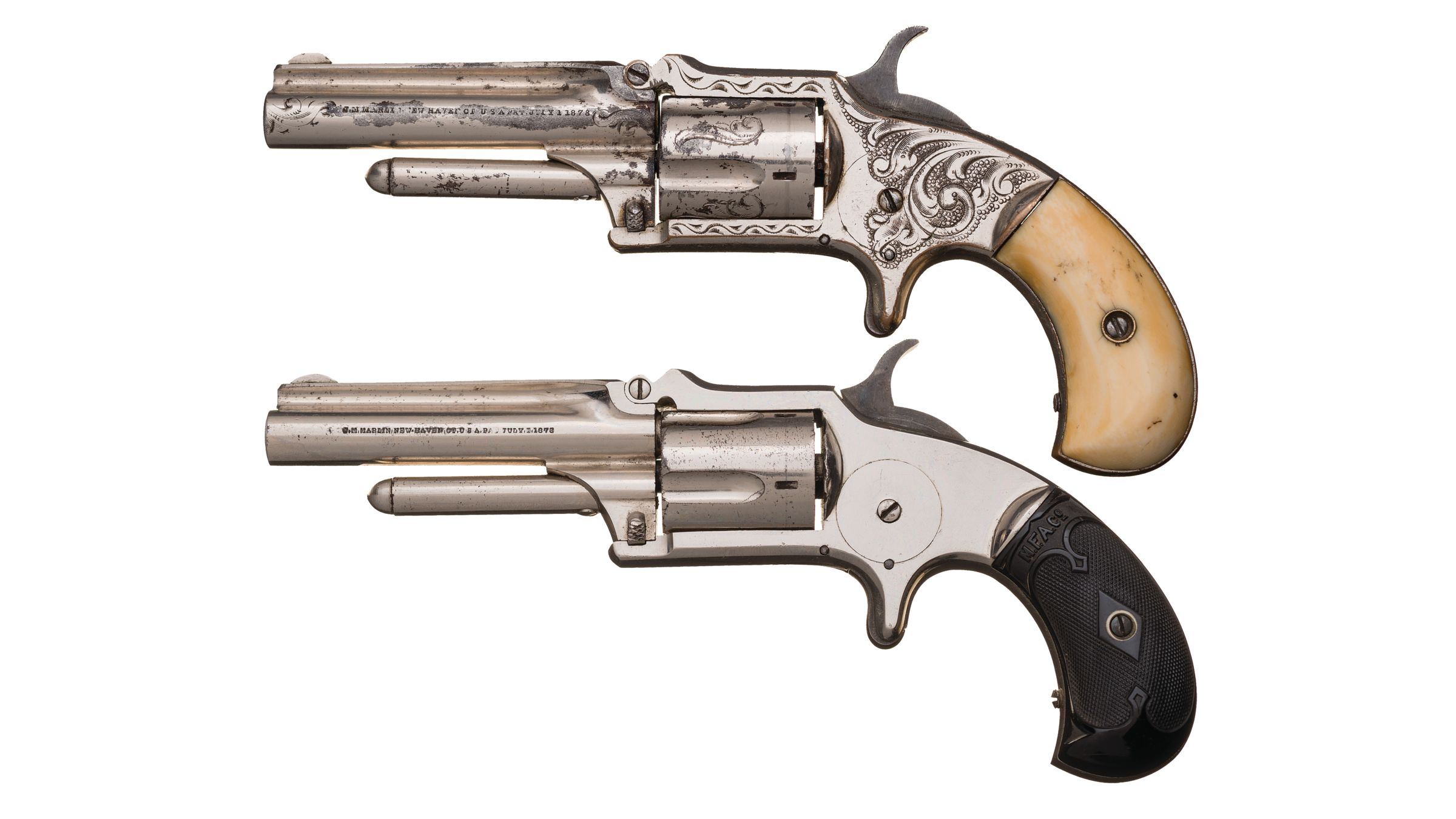 Two Antique Marlin Pocket Revolvers | Rock Island Auction
