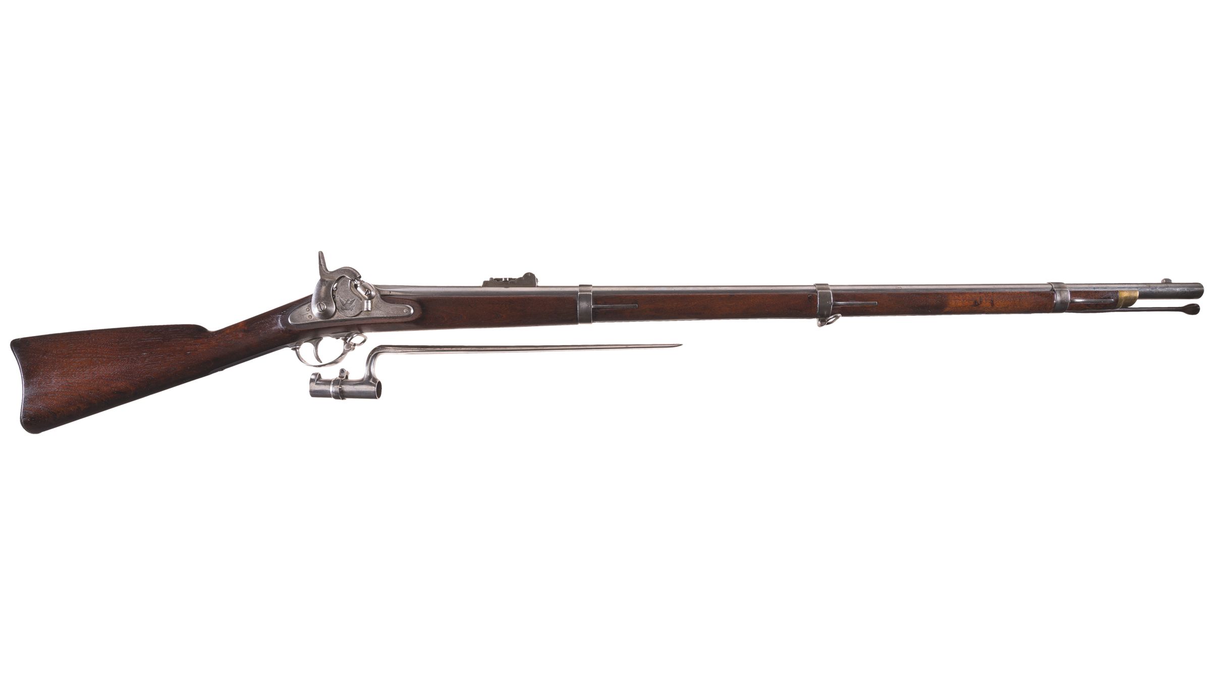 1858 Dated U.S. Springfield Model 1855 Percussion Rifle-Musket | Rock ...