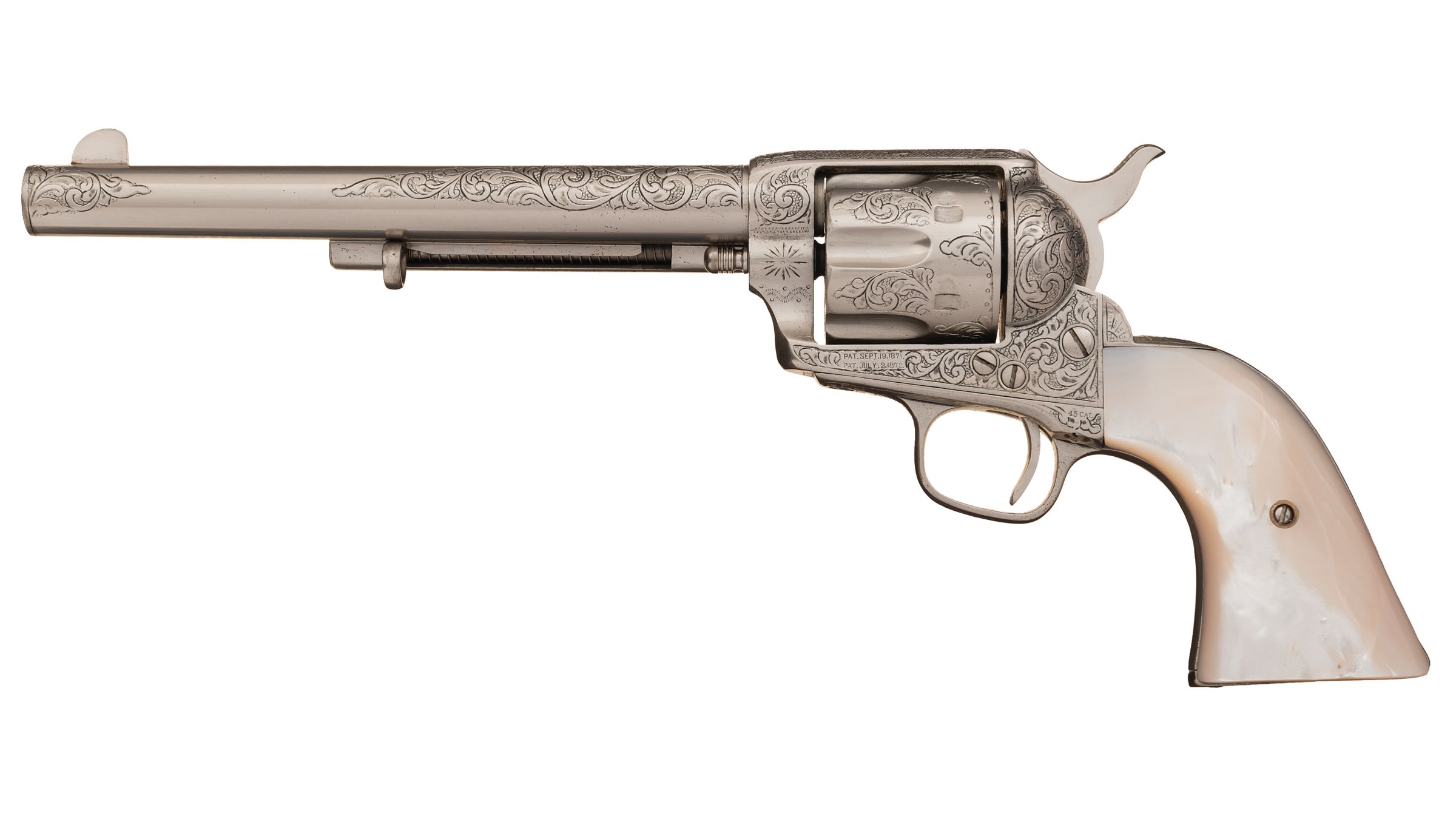 D.W. Harris Engraved Antique Colt SAA Revolver Rock Island Auction D.W. Harris Engraved Antique Colt SAA Revolver Rock Island Auction