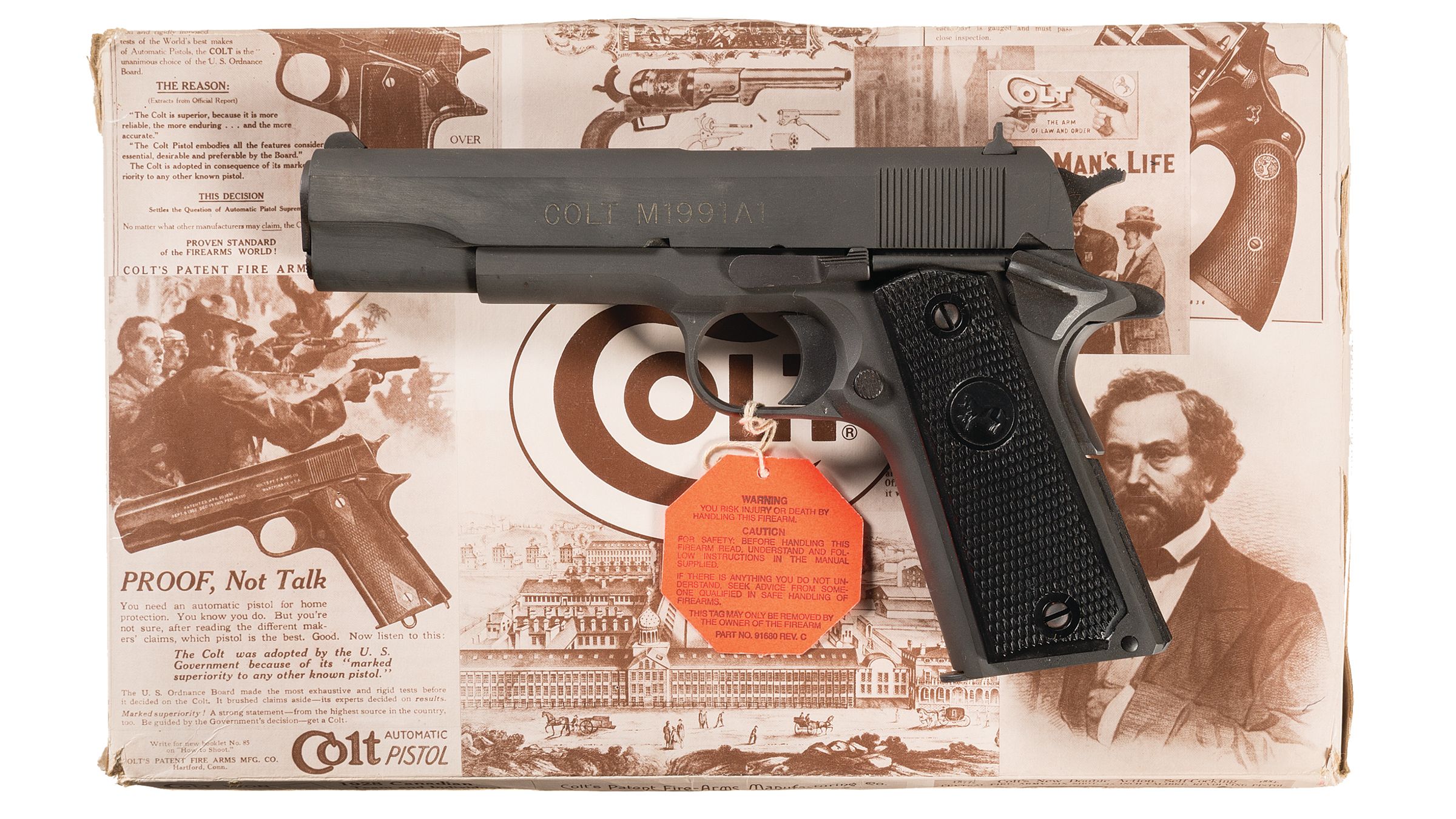 A*M様 純銀　47g Colt Series 80 M1991A1 Semi-Automatic Pistol with Case | Rock
