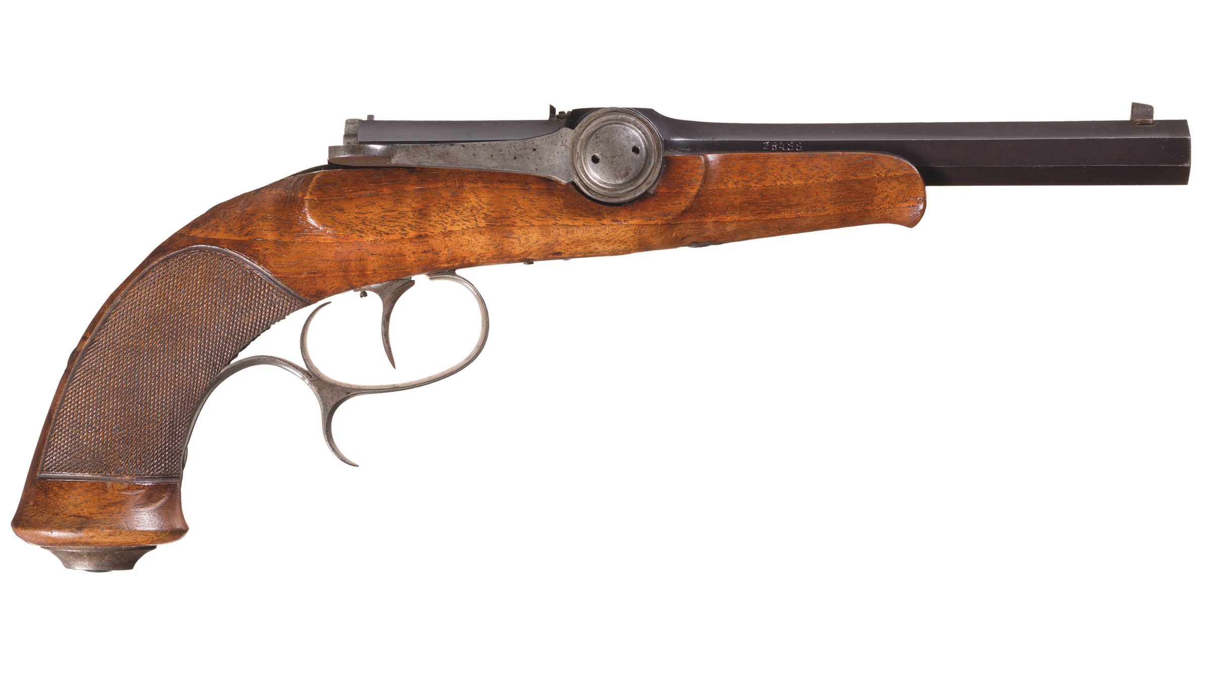 Rare Dreyse Needlefire Breech Loading Pistol Rock Island Auction
