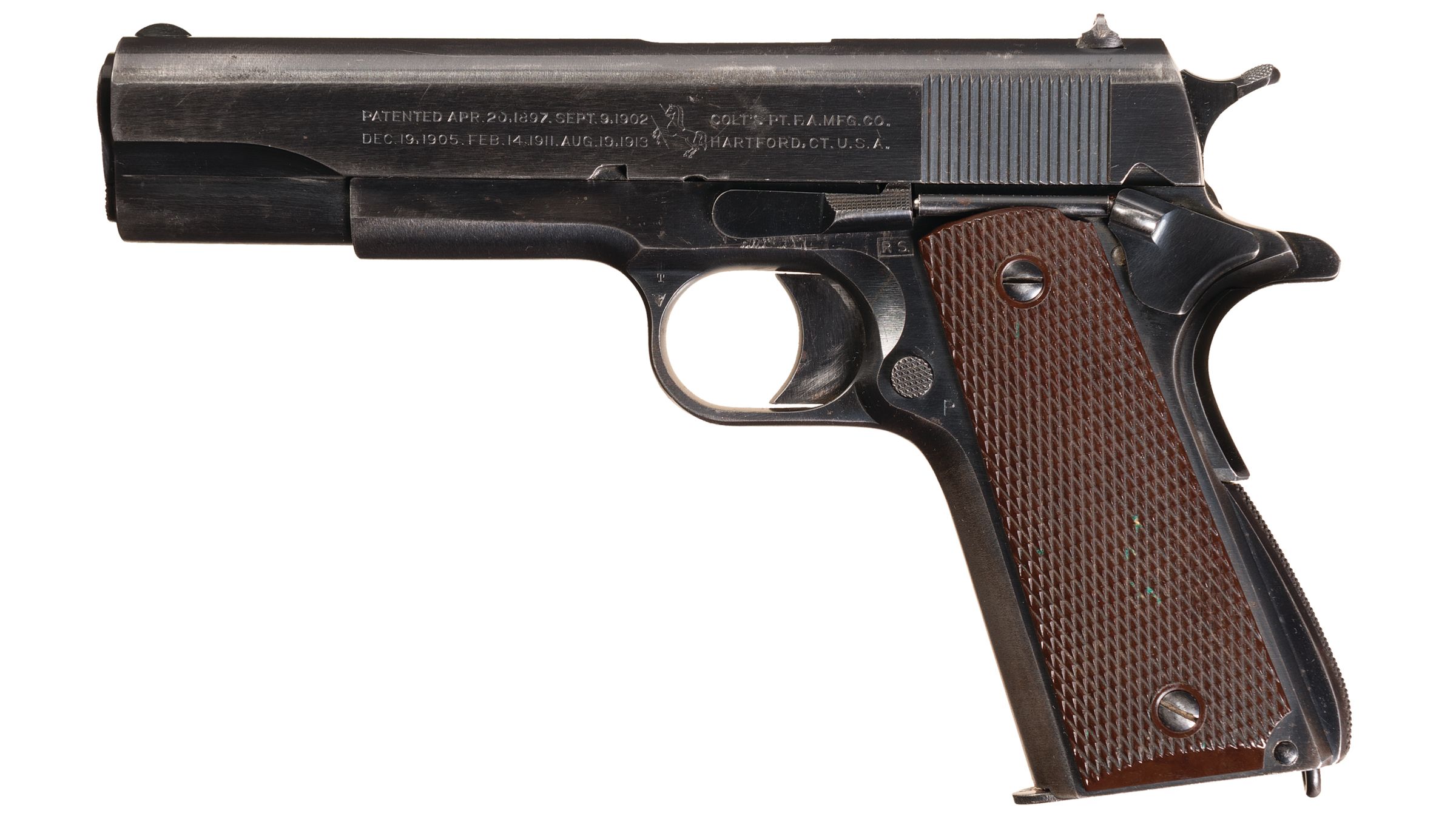 1941 Us Colt 1911a1 Rs Pistol Rock Island Auction 0110