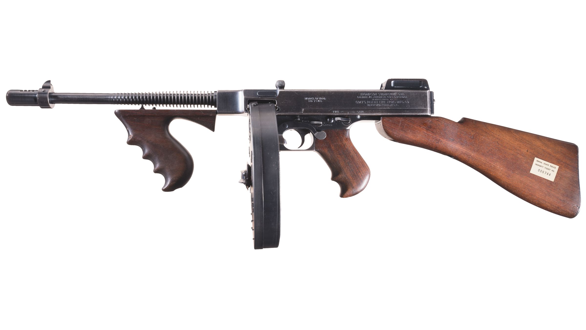 Class III-NFA C&R Colt Model 1921 Thompson SMG | Rock Island Auction