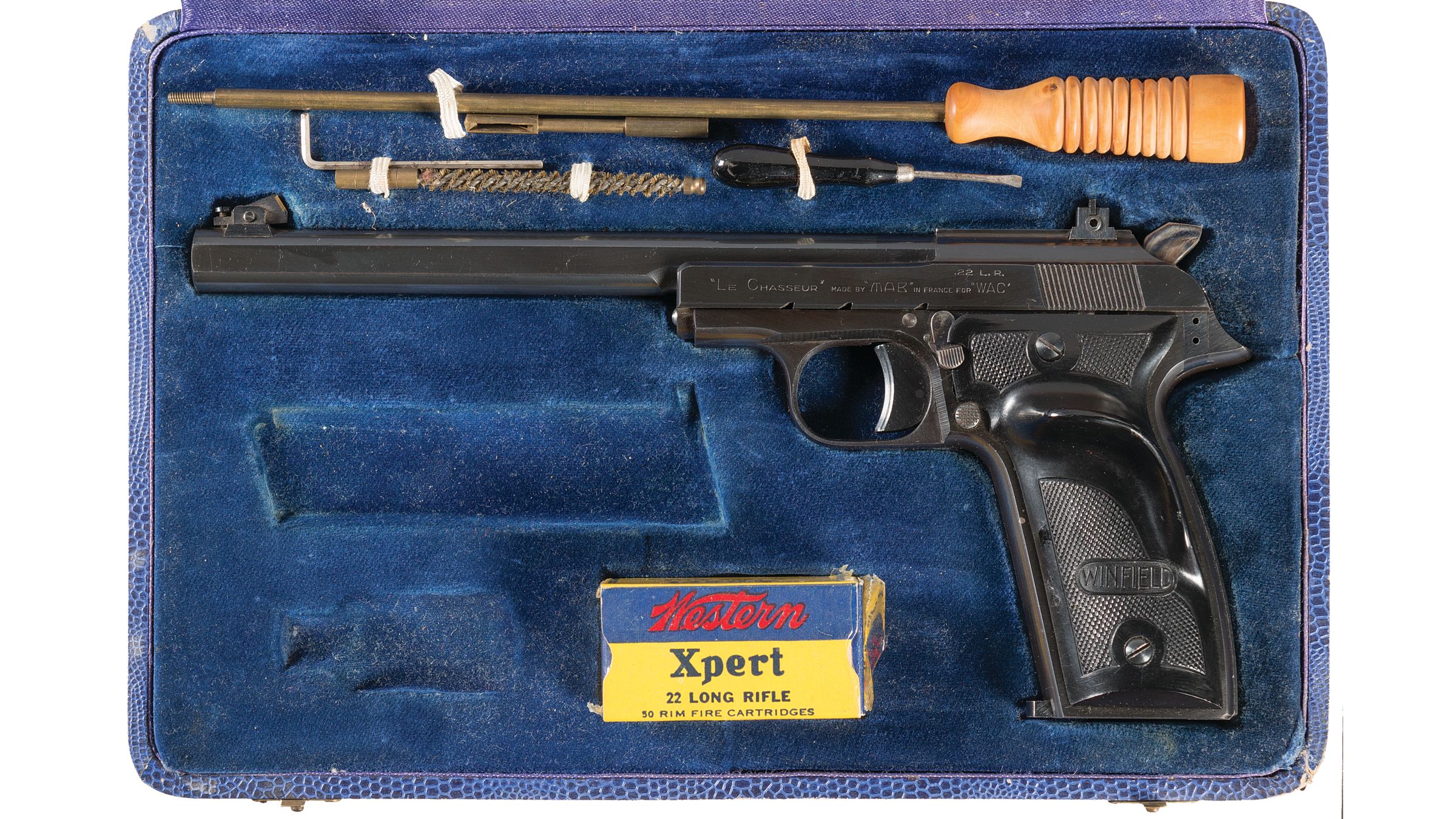 MAB Model R Le Chasseur Pistol w Case Accessories Rock Island