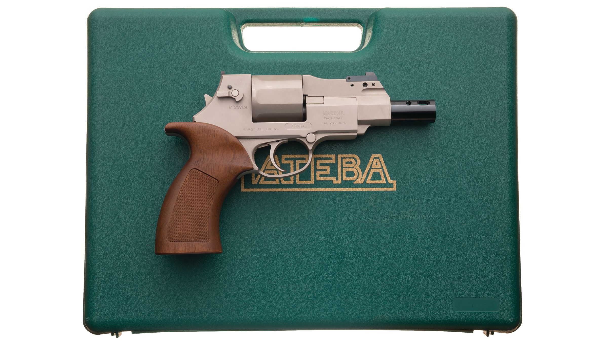 Mateba Unica 6 Double Action Auto-Revolver With Case | Rock Island Auction