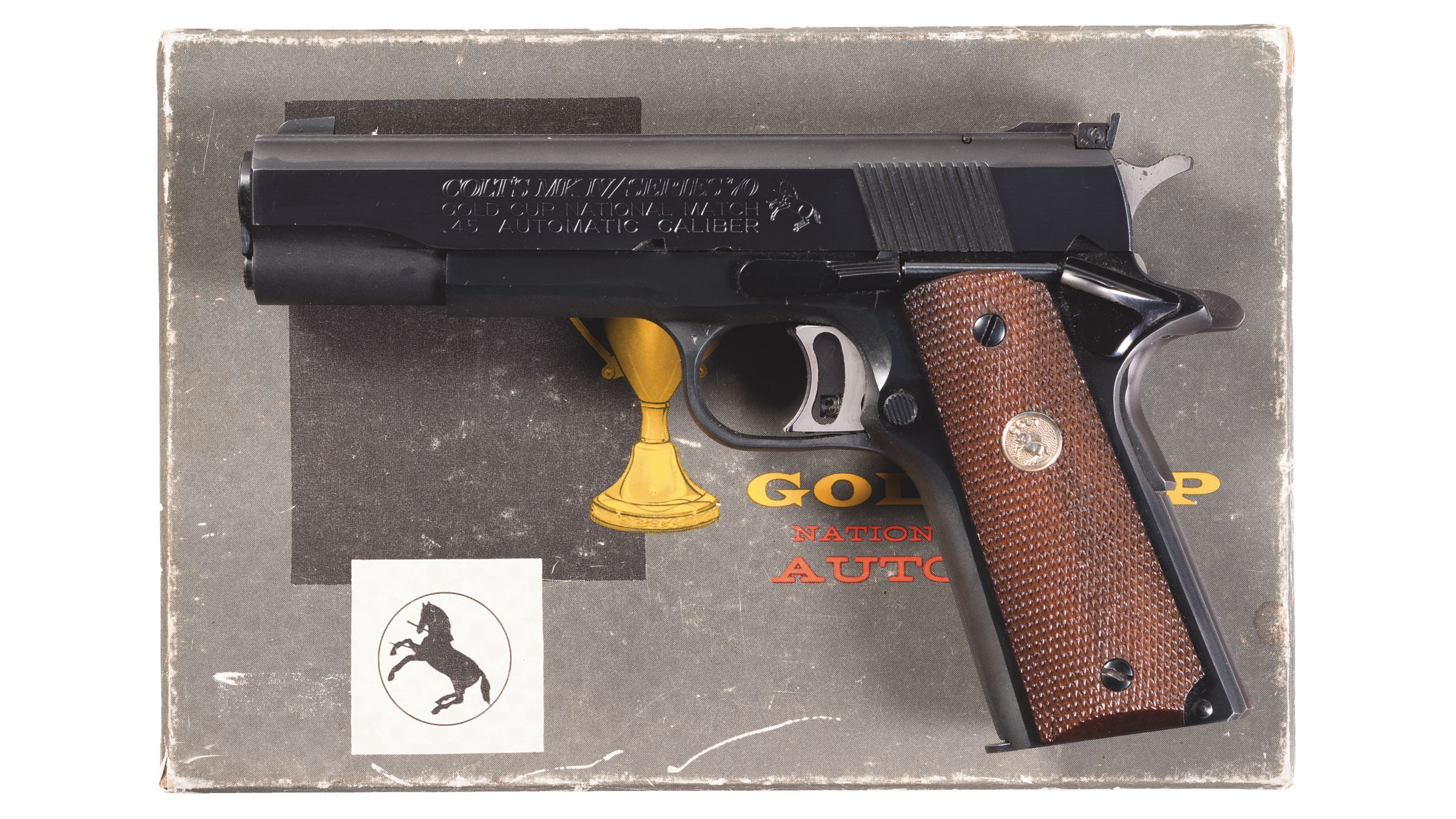 Colt Mk Iv Series 70 Gold Cup National Match Pistol Rock Island Auction 2261