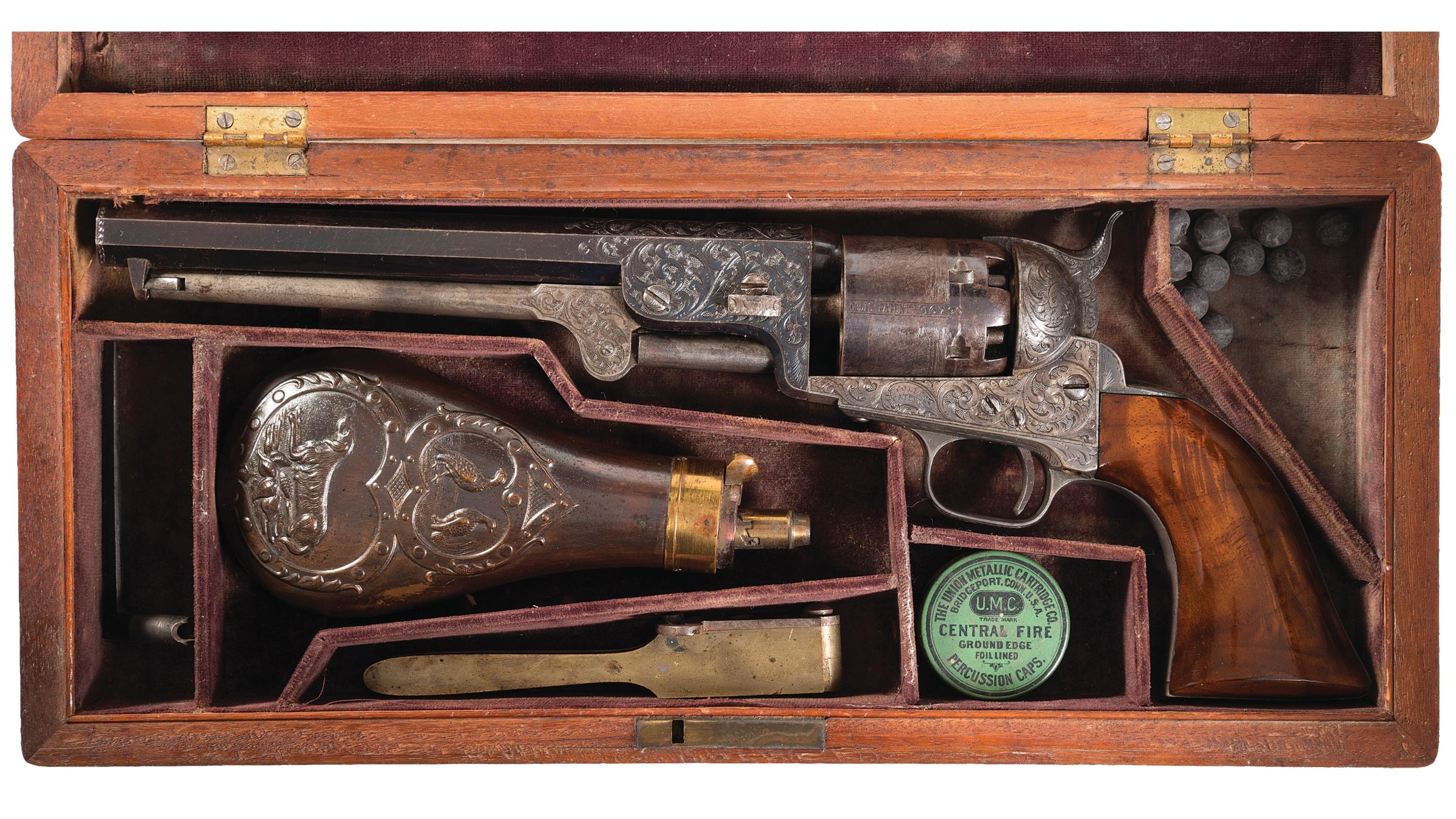 Engraved Colt Model 1851 Navy | Rock Island Auction