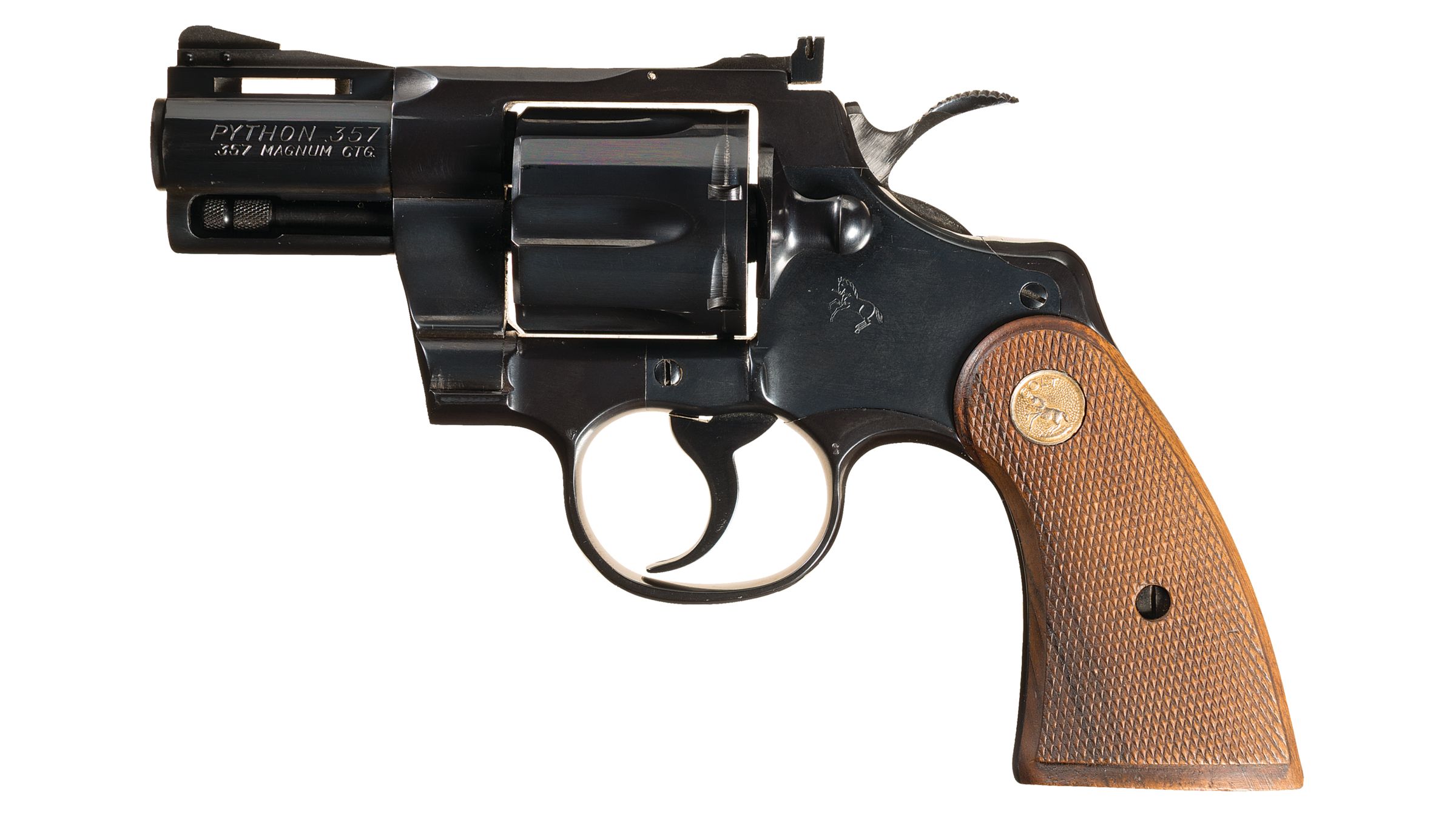 Colt Python Double Action Revolver with 2 1-2 Inch Barrel.