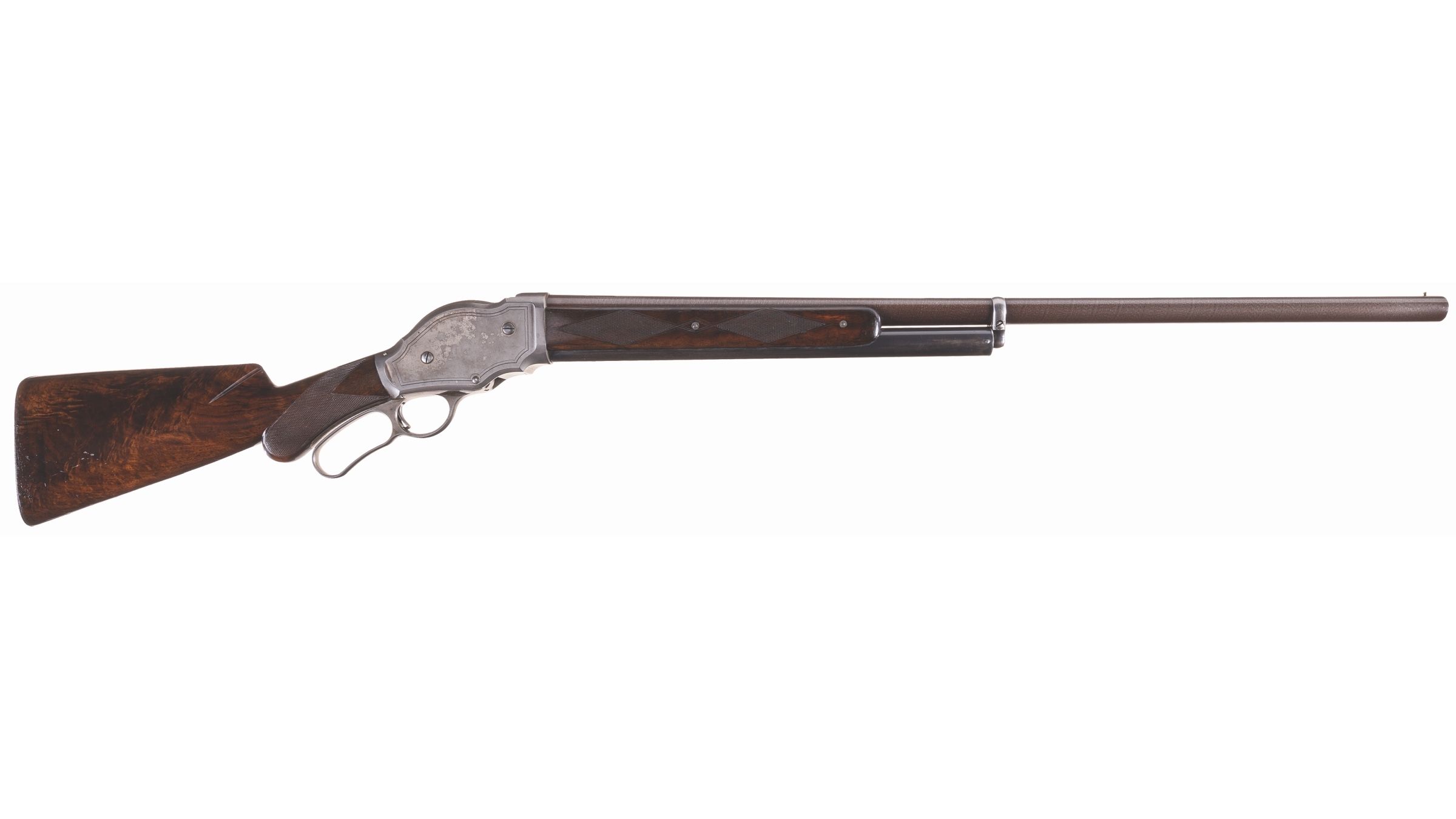 Winchester Model 1887 Deluxe Damascus 10 Gauge Shotgun | Rock