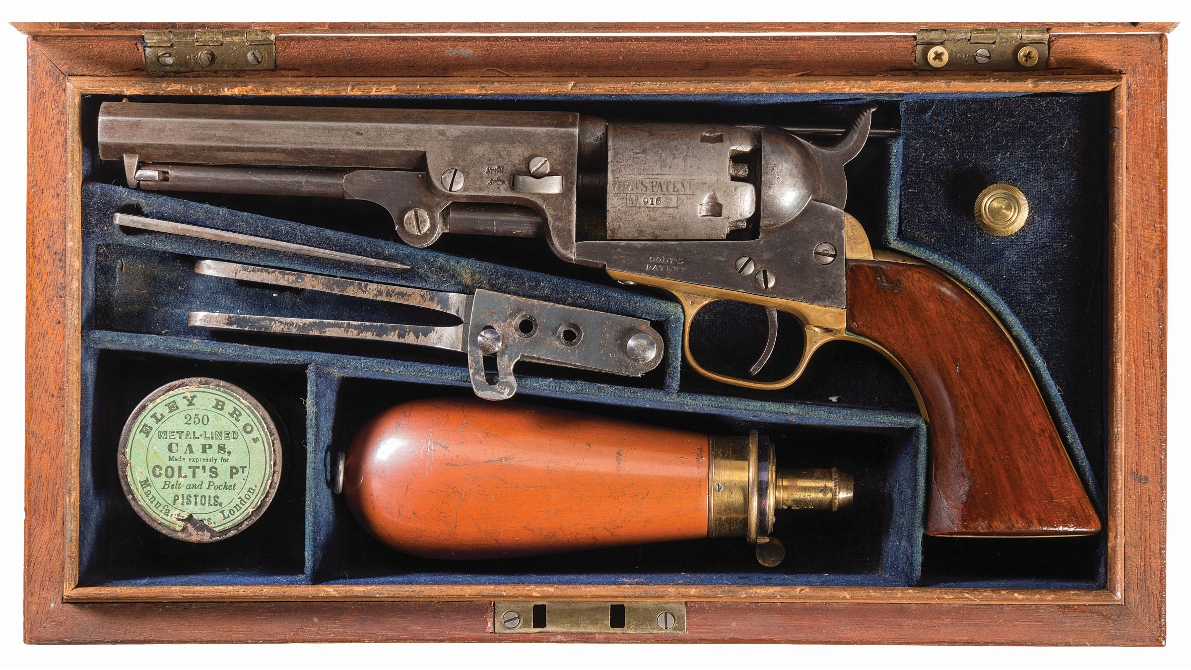 Cased Colt London Model 1849 Pocket Percussion Revolver | Rock Island ...