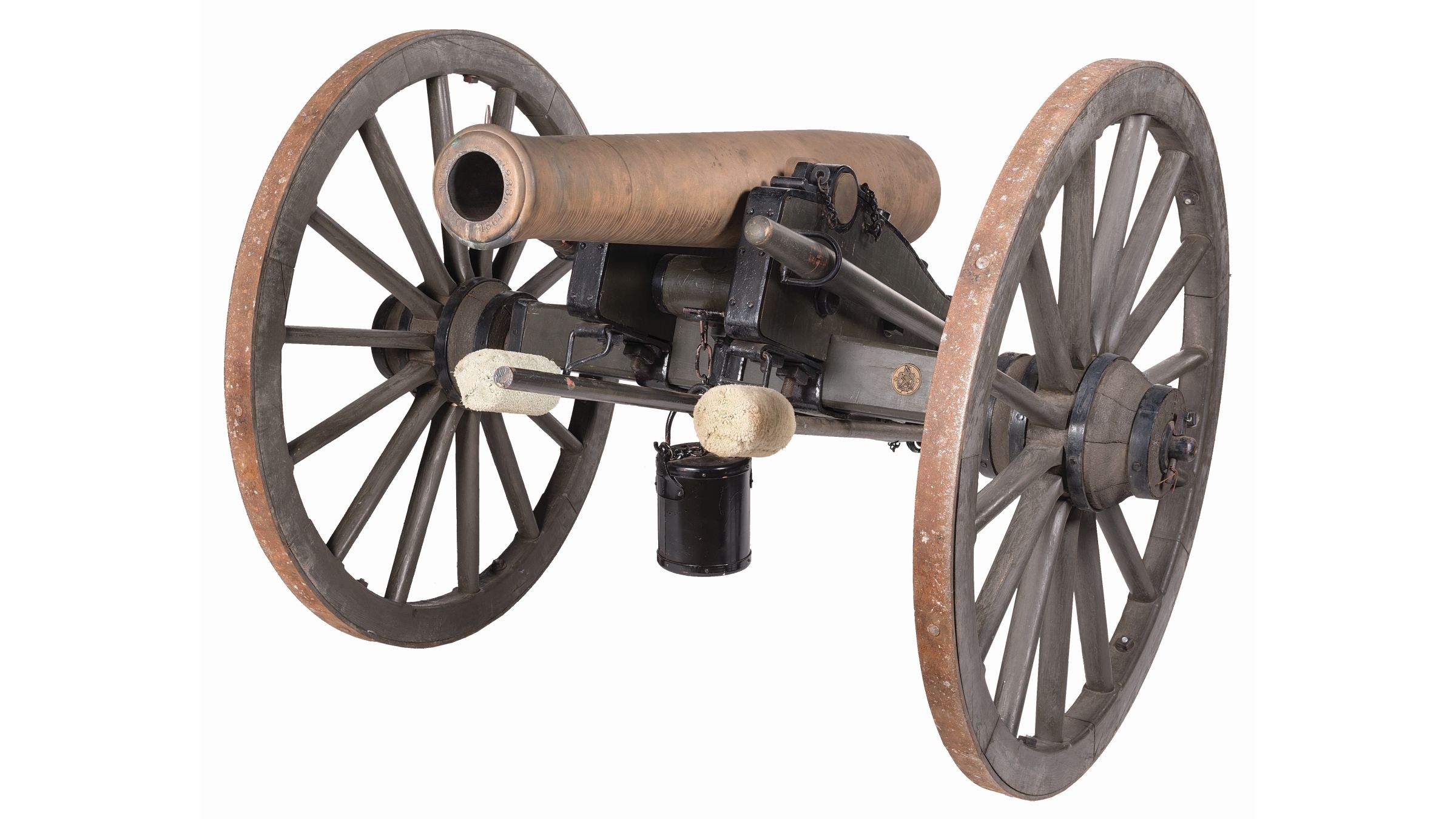 1864 Dated Revere Copper Co. Napoleon Cannon with Carriage | Rock ...