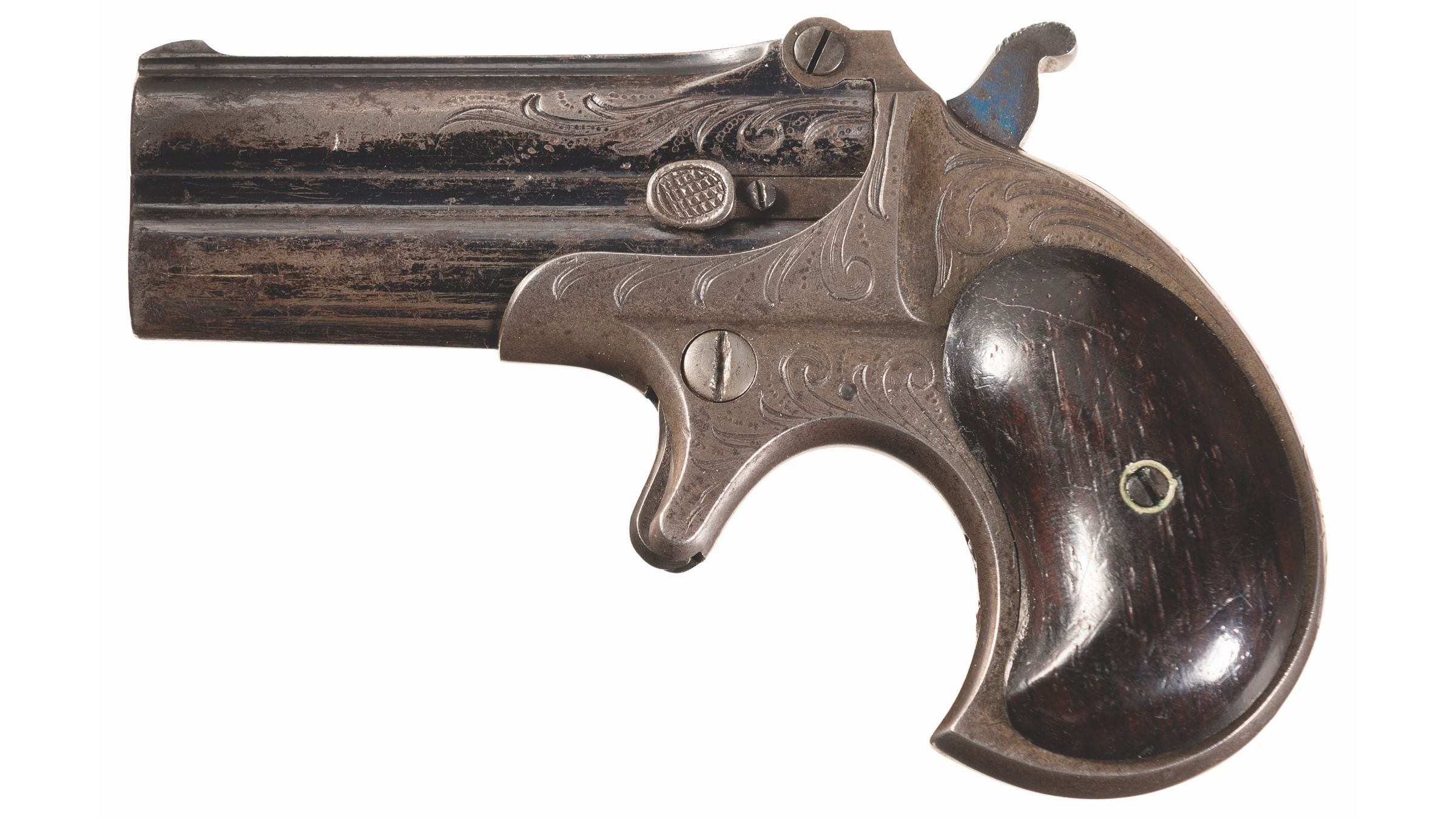 Factory Engraved Remington Double Derringer | Rock Island Auction