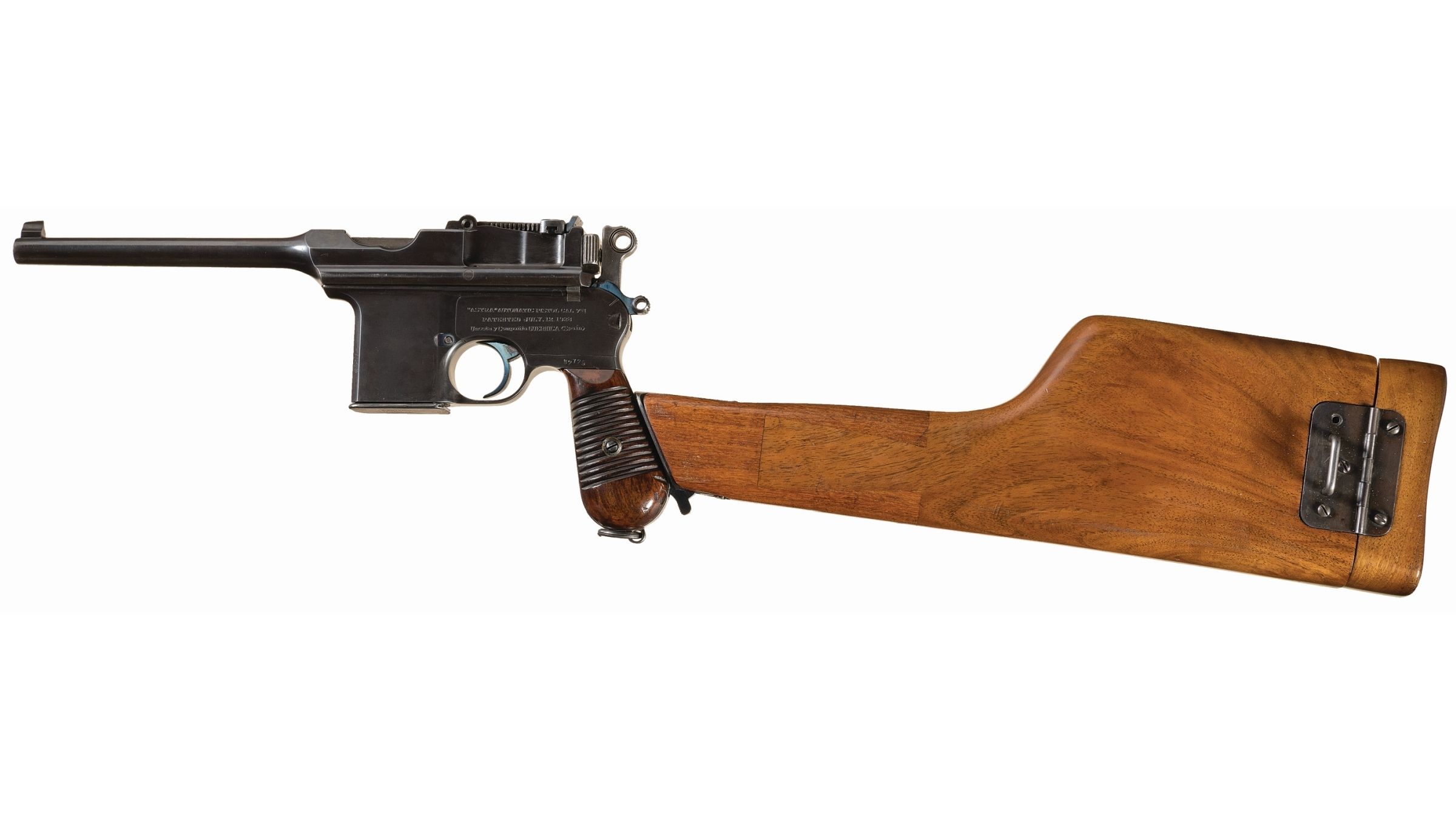 Astra Model 903 Broomhandle Machine Pistol with Stock | Rock Island Auction