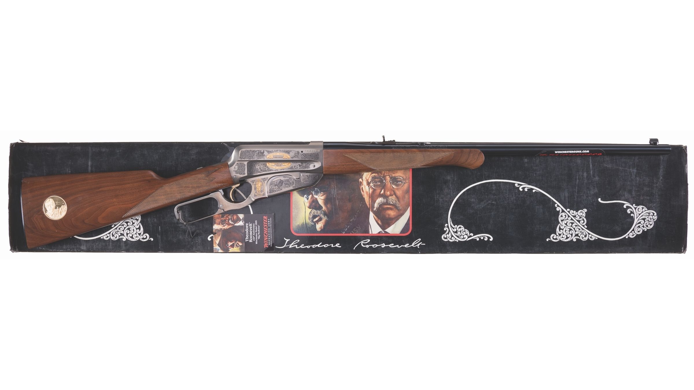 Winchester Model 1895 Theodore Roosevelt 150th Anniversary Rifle | Rock ...