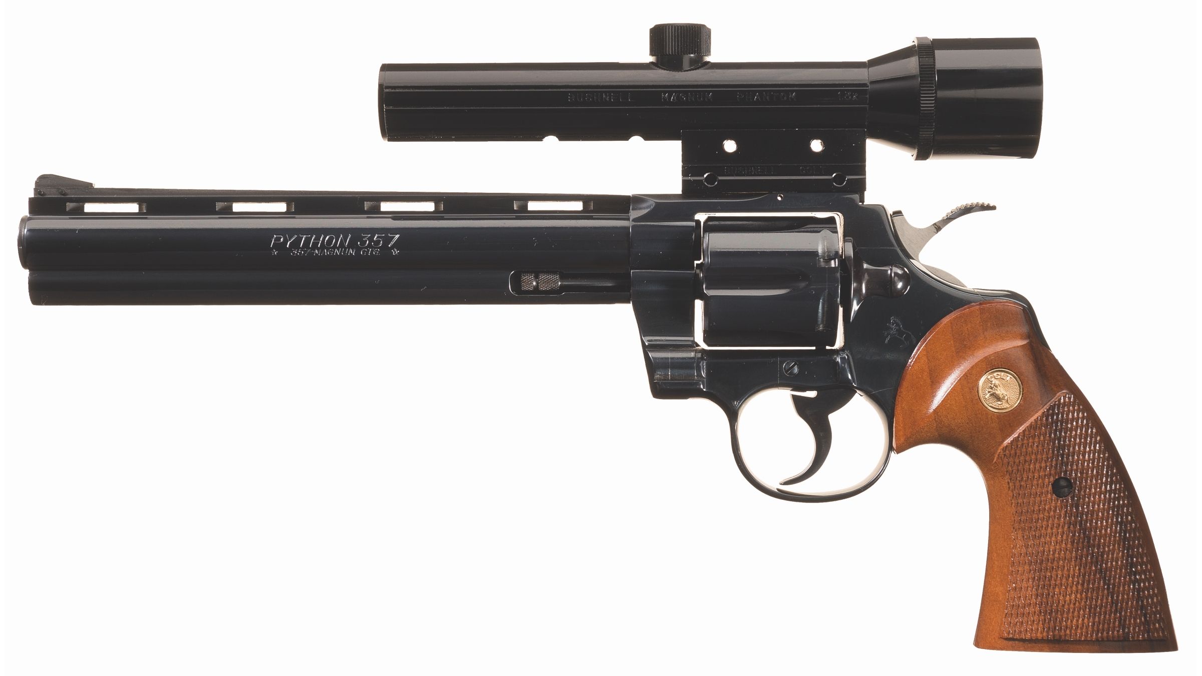 Colt Python Double Action Revolver with Case and Scope | Rock Island ...