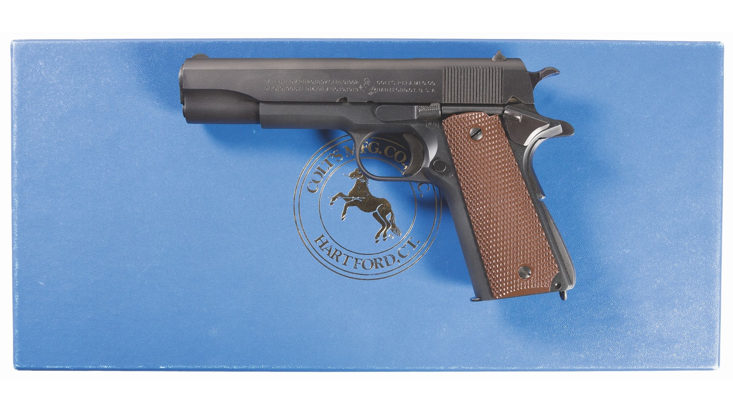 Colt Wwii Reproduction Model 1911a1 Semi Automatic Pistol Rock Island Auction 8668