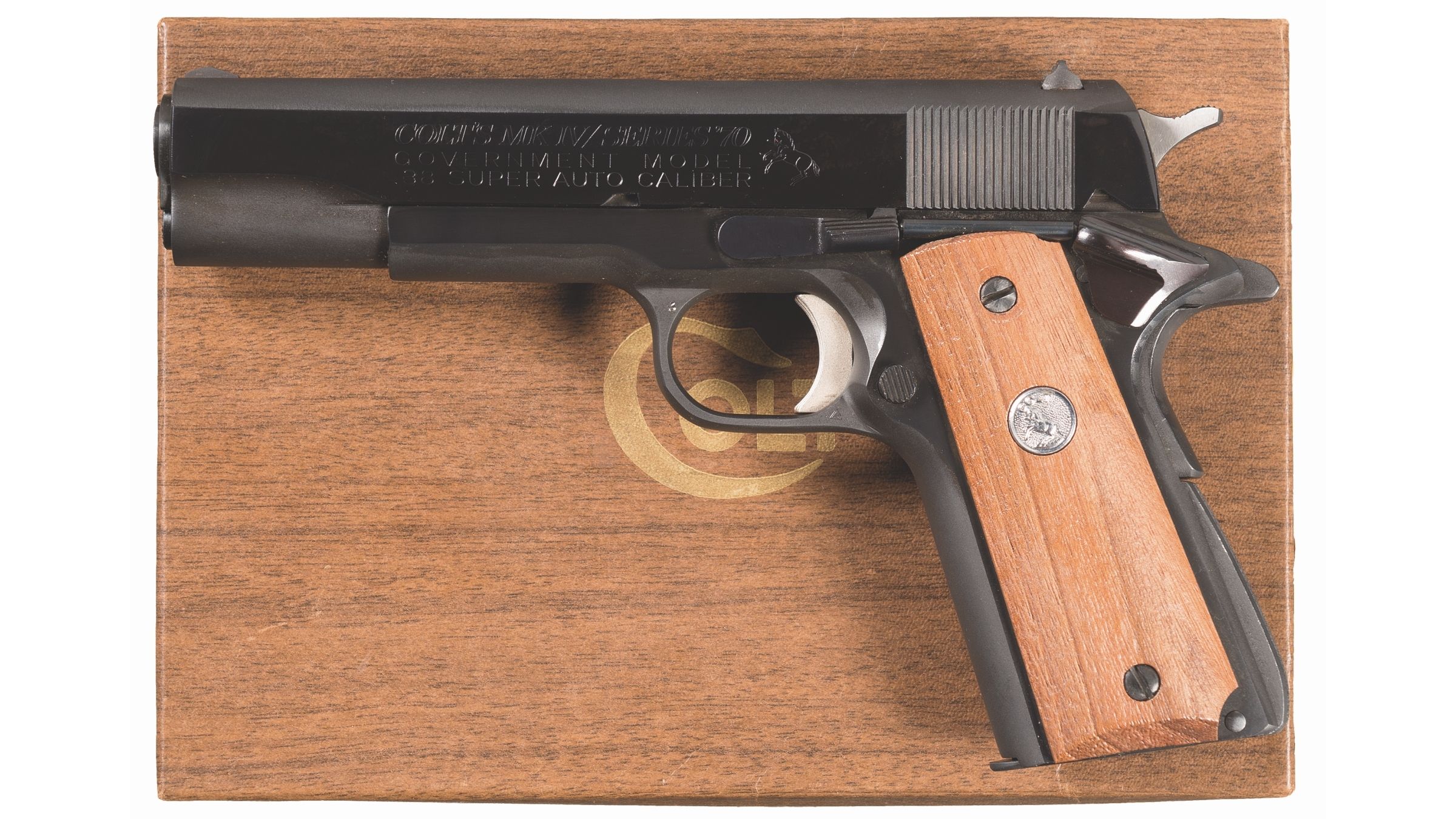 Colt Mk IV Series 70 Government Model Pistol in .38 Super | Rock