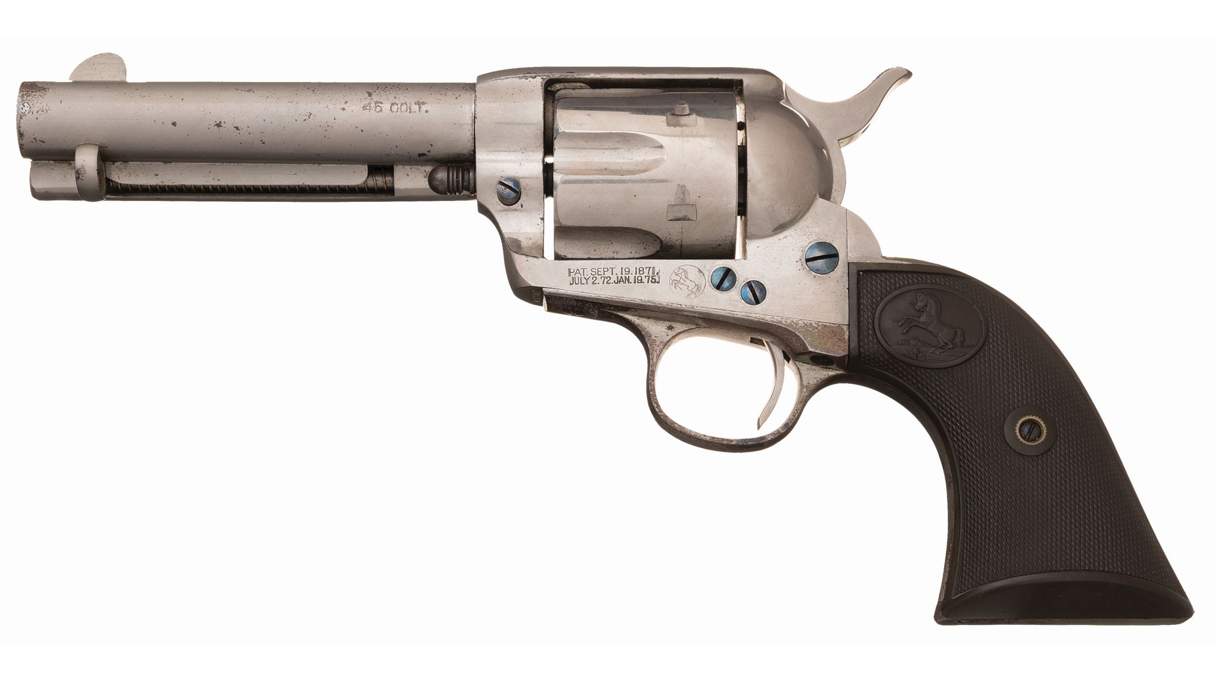 Nickel-Plated First Generation Colt Single Action Army