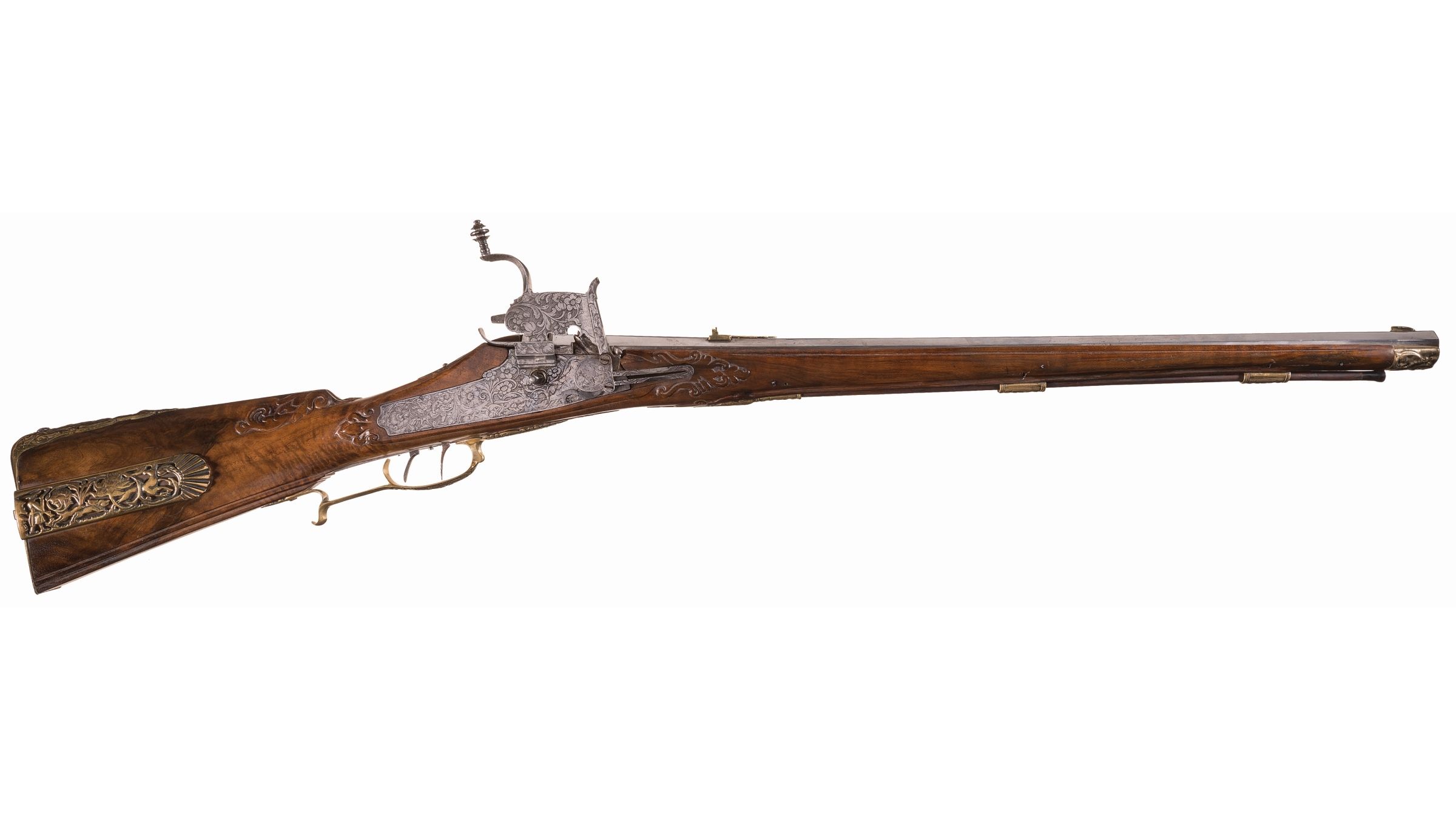 Engraved WheelLock Rifle Rock Island Auction