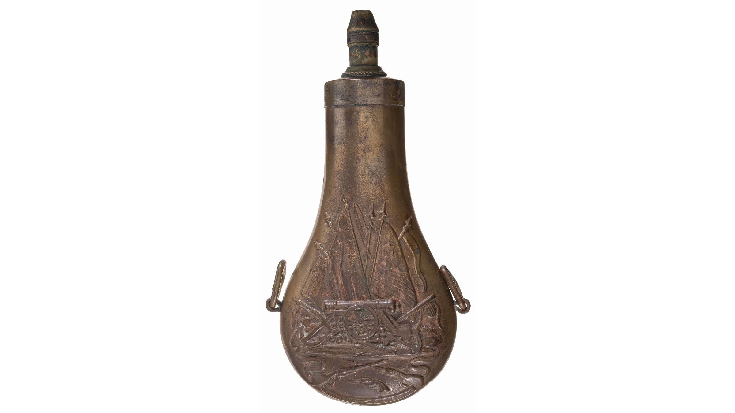 Colt Patent Powder Flask for an Early Model 1851 Navy | Rock Island Auction