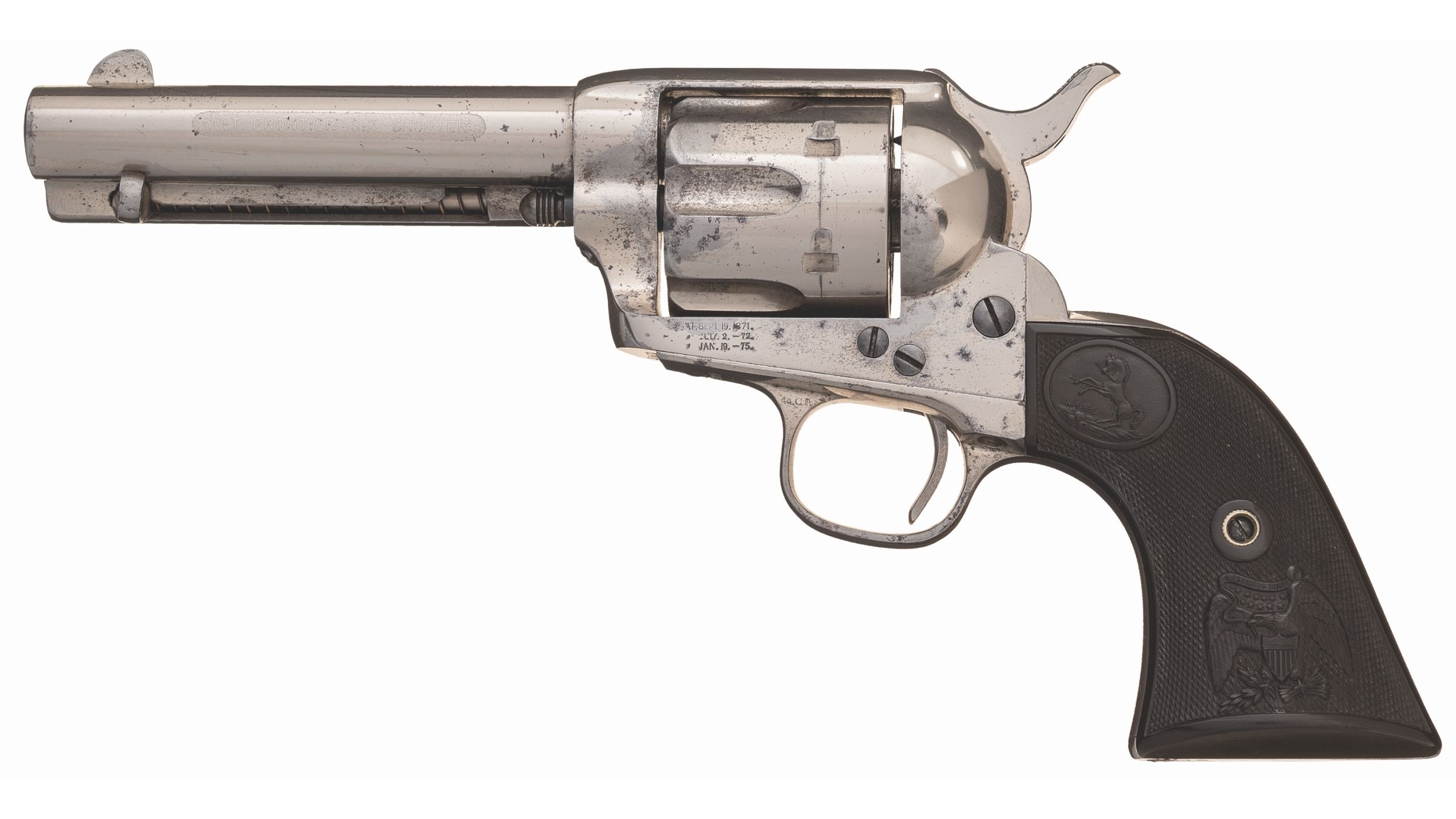 Antique Colt Frontier Six Shooter Single Action Army Revolver 