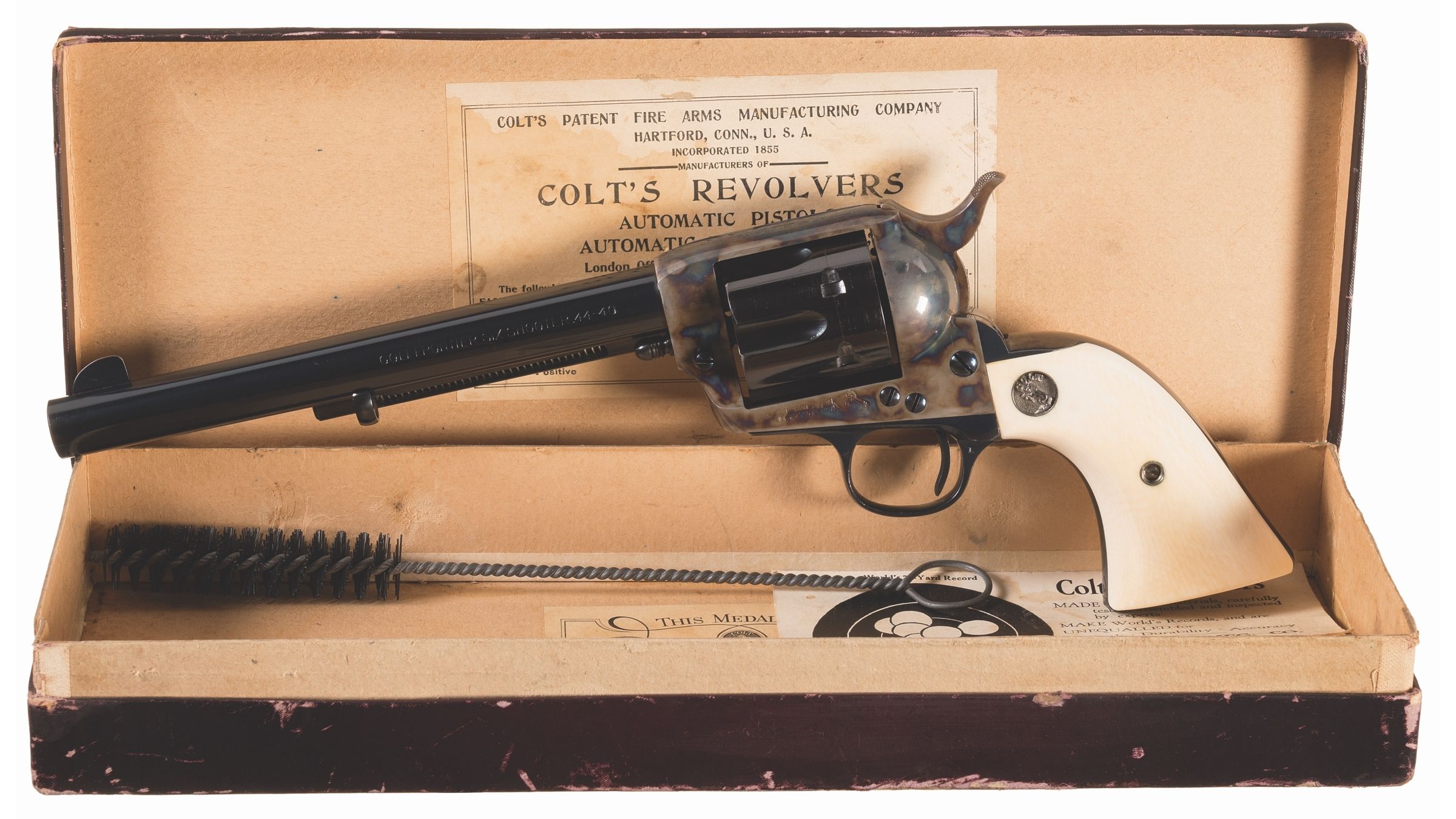 First Generation Colt Frontier Six Shooter SAA Revolver with Box Rock Island Auction