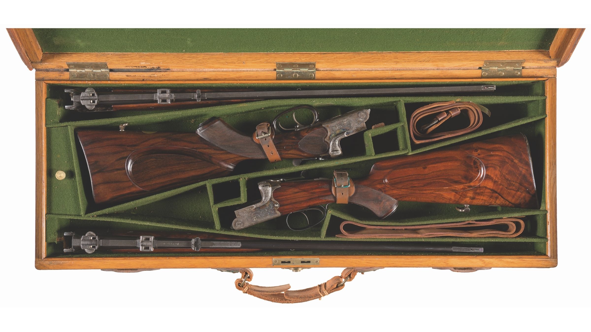 Two Cased Engraved Merkel Over-Under Rifles | Rock Island Auction