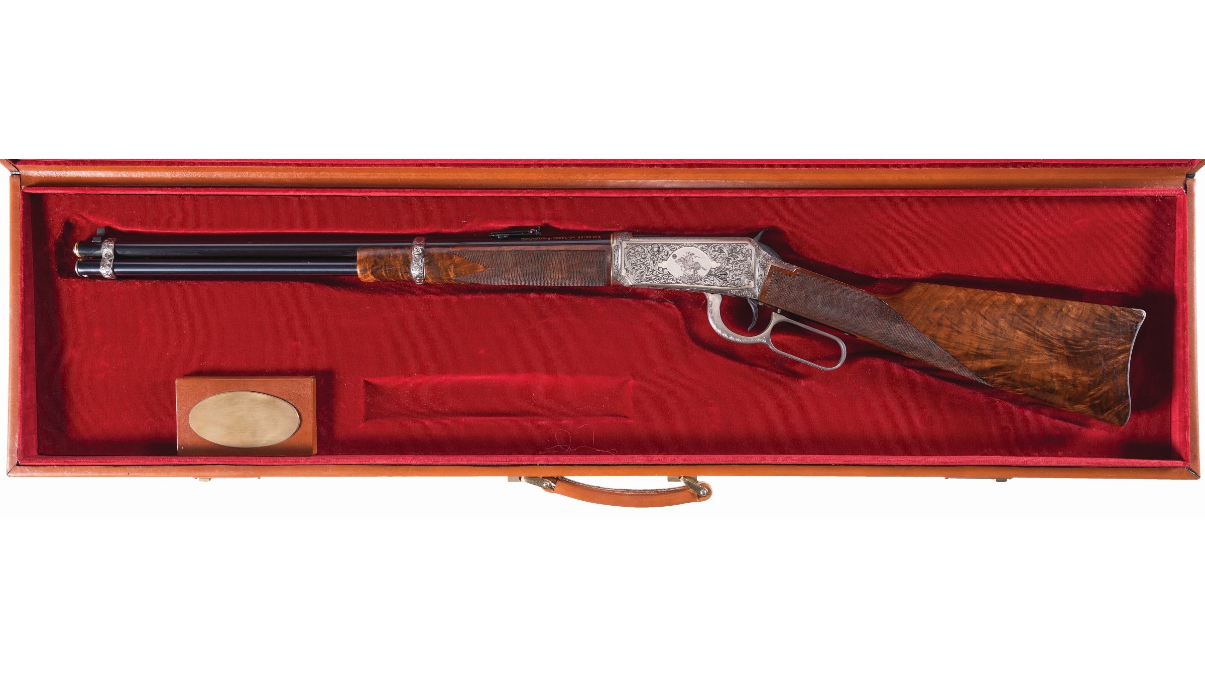 クロスリー ペイテレフォン シルバー レプリカ アメリカンレトロ Engraved-Inlaid Winchester 1 of 1000 European Model 94 Carbine