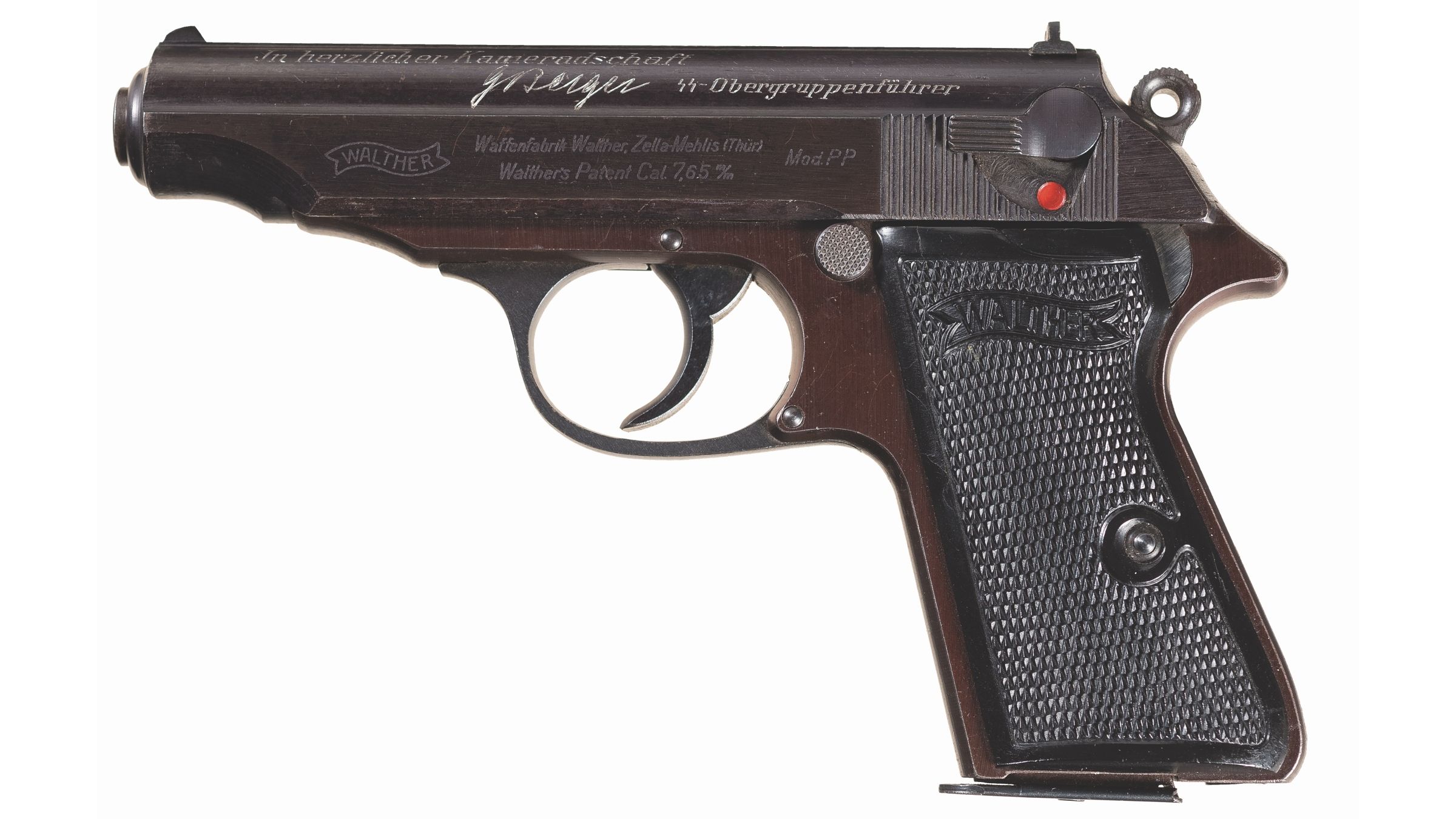Presentation Walther PP from SS General Berger, Extensive Docs Rock