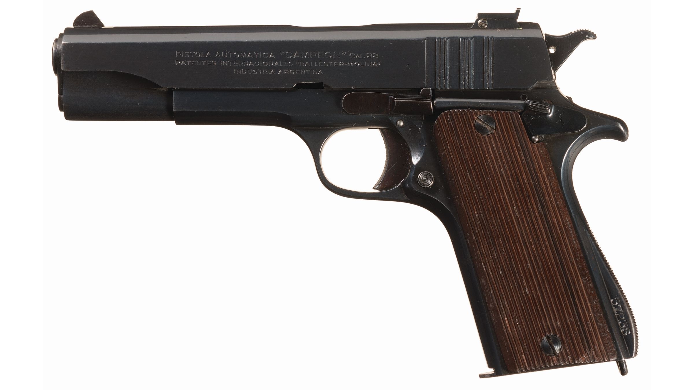 Argentine Ballester-molina .22 Caliber Semi-automatic Pistol 