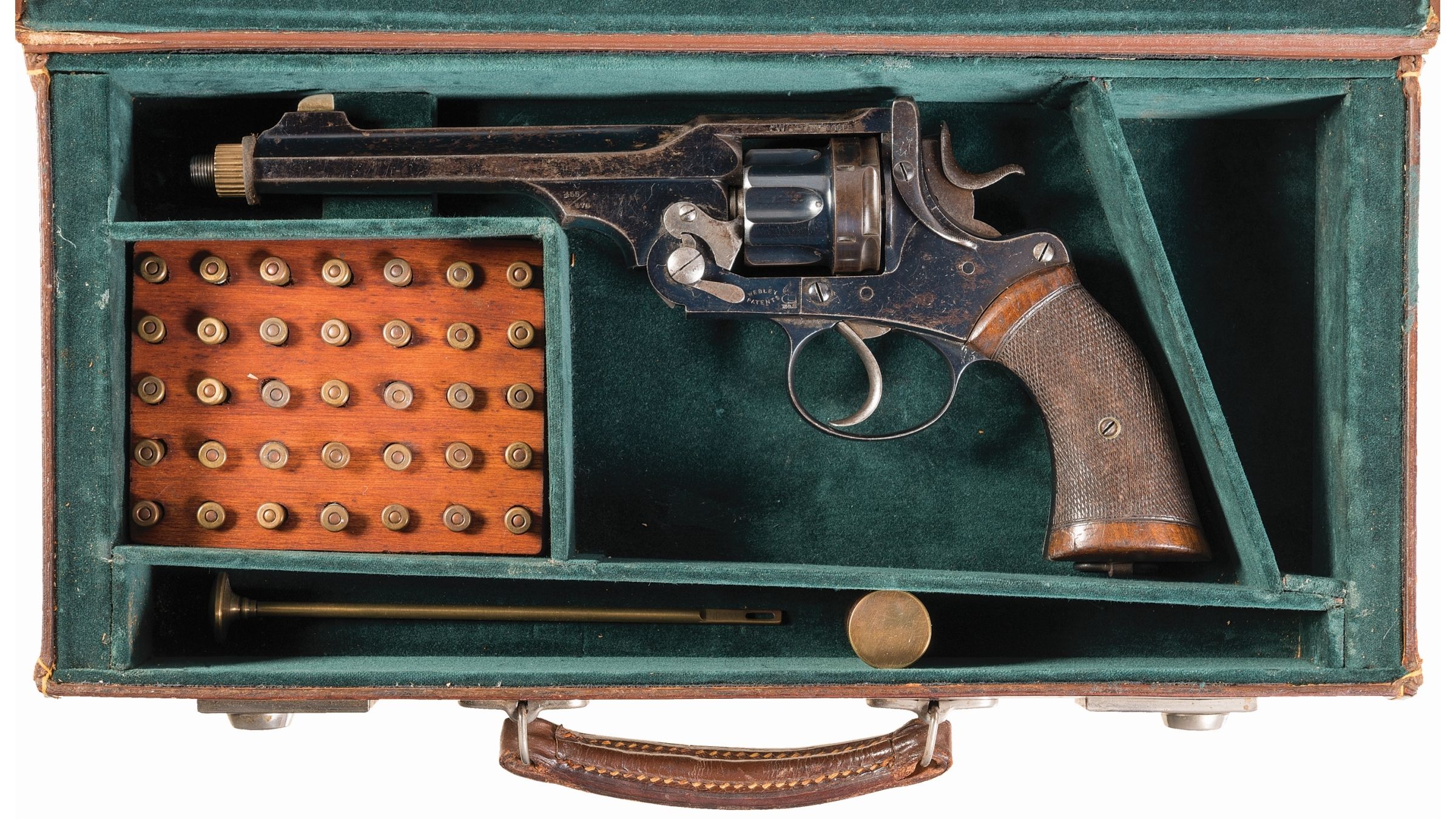 297-230 Morris Webley WG Army Model Revolver with Case | Rock