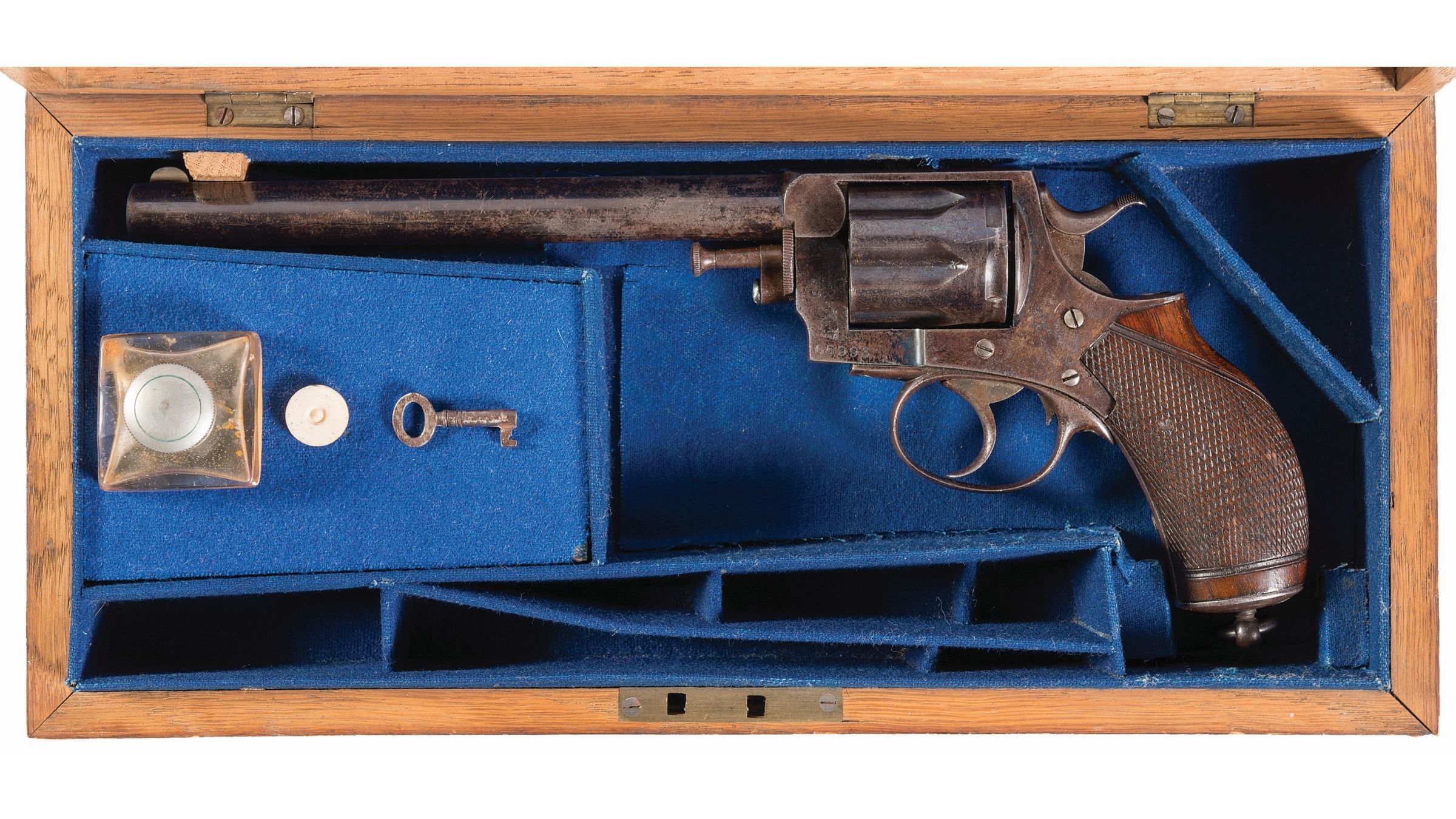 Webley #5 .360 Express Double Action Revolver with Target Barrel | Rock ...