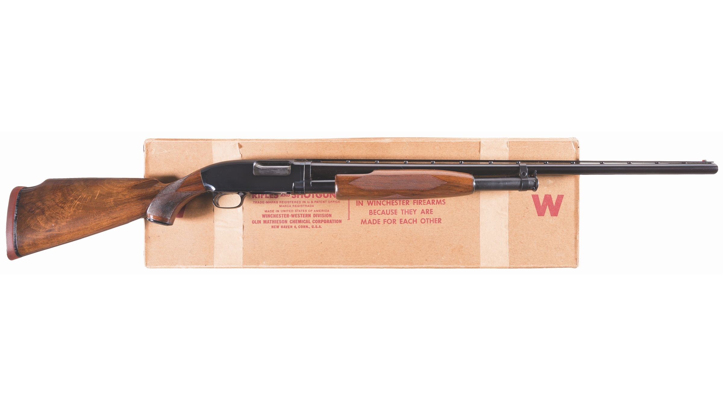 Winchester Model 12 Trap Slide Action Shotgun with Original Box | Rock ...