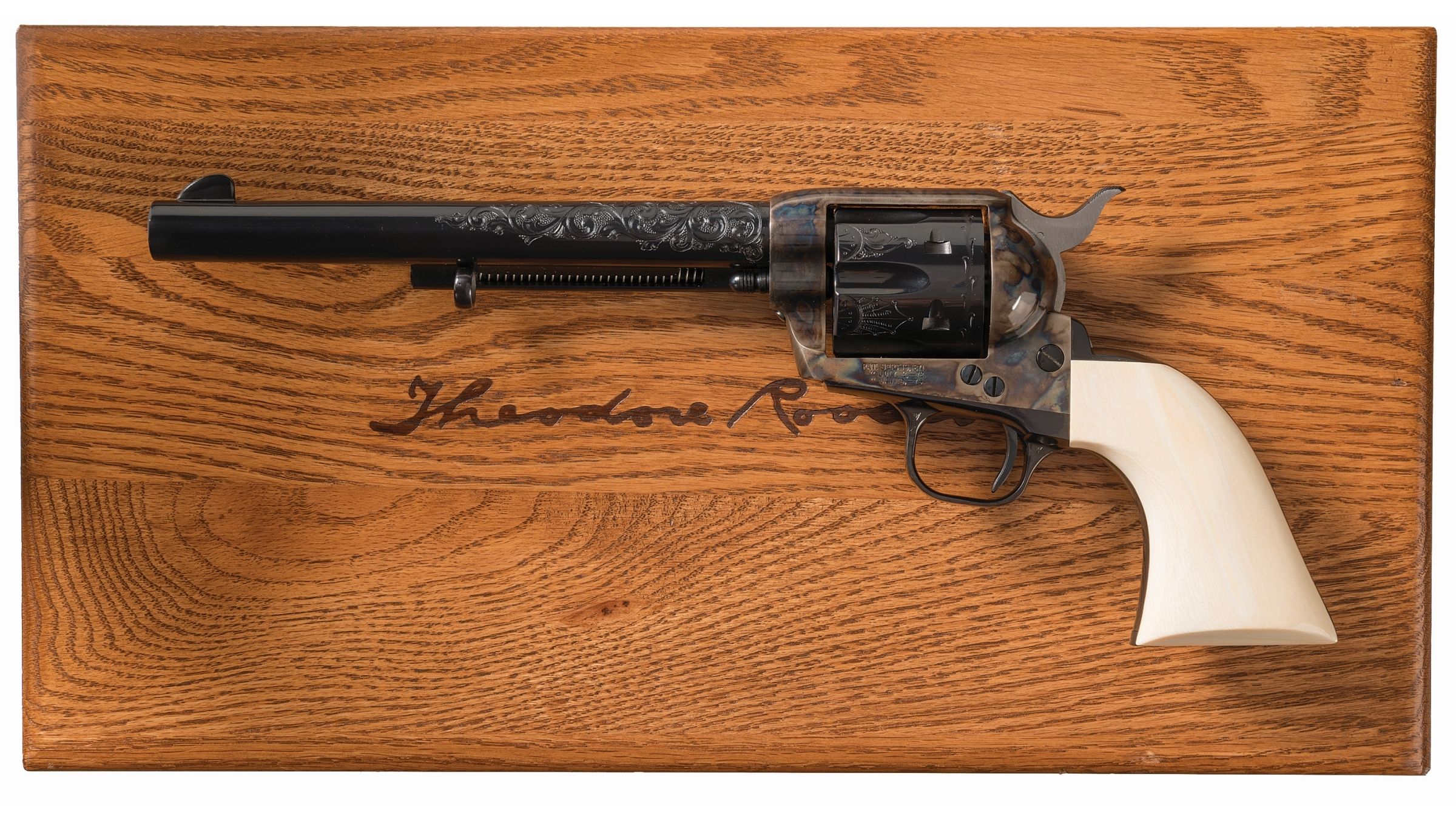 Cased Colt Theodore Roosevelt Commemorative Saa Revolver Rock Island Auction 0662