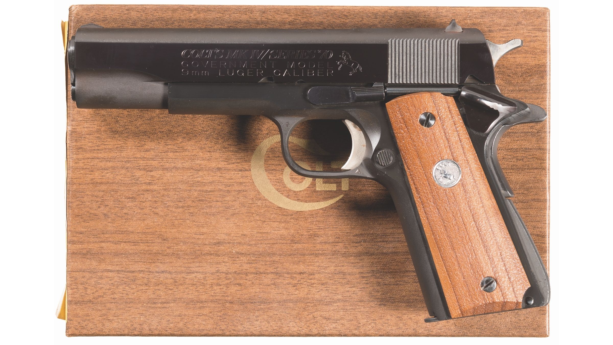 Colt Mk IV Series 70 Government Model Pistol in 9mm Luger | Rock Island  Auction