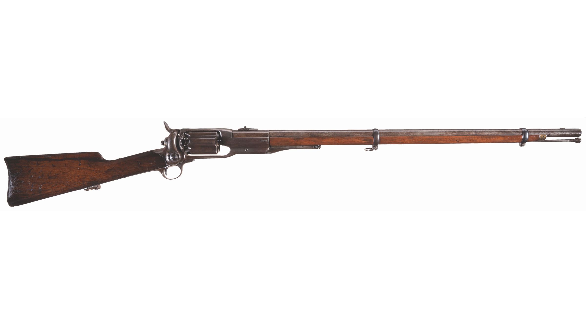 .64 Caliber Colt Model 1855 Percussion Revolving Military Rifle | Rock ...