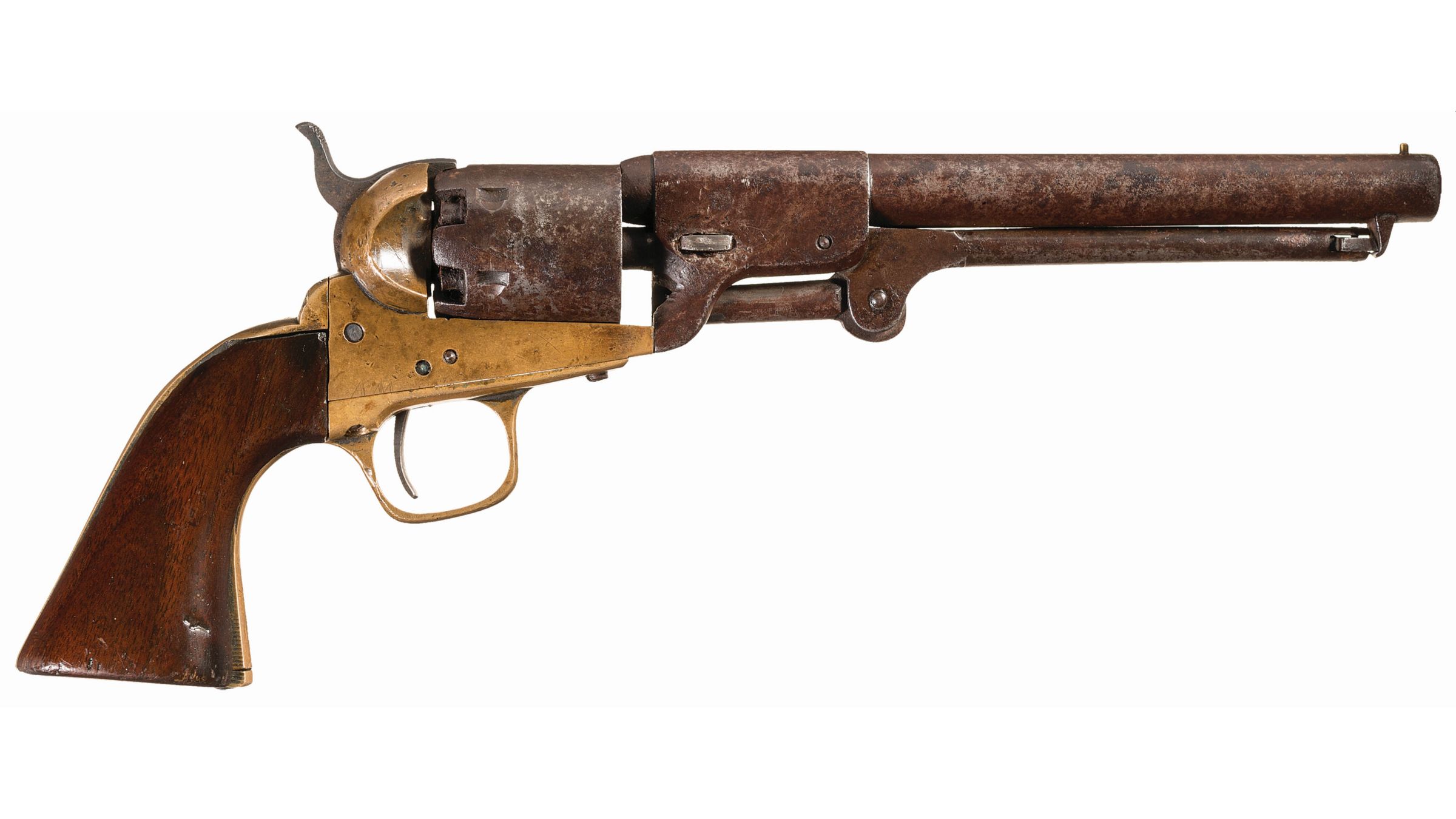 Rare Confederate Griswold and Gunnison Percussion Revolver | Rock ...