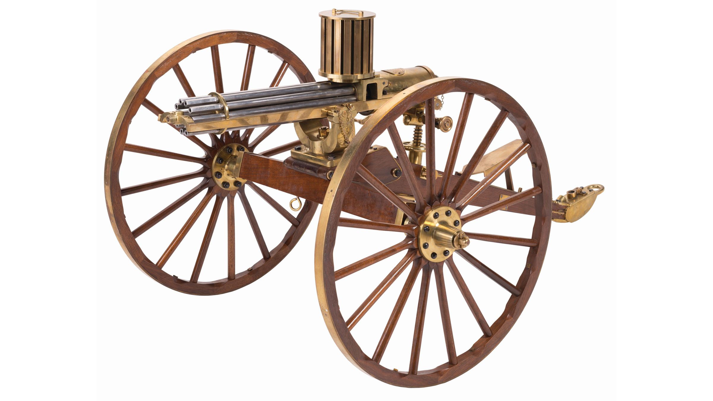 Desirable Furr Miniature Model 1876 Gatling Gun | Rock Island Auction