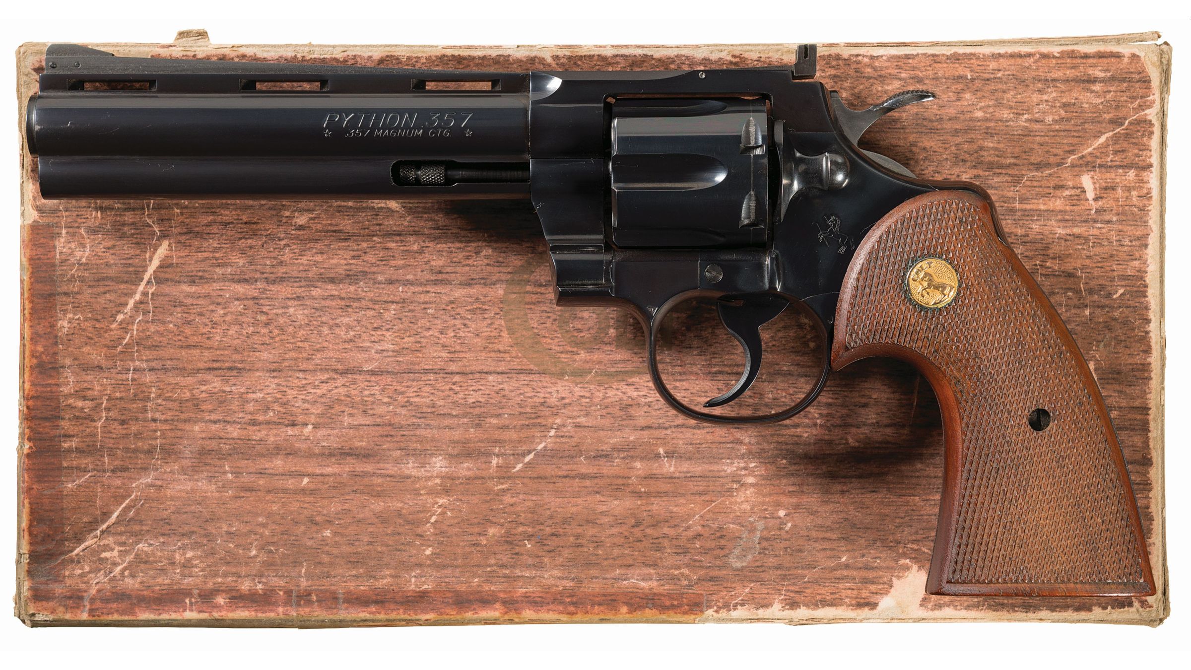 Early First Year Production Colt Python Double Action Revolver | Rock ...