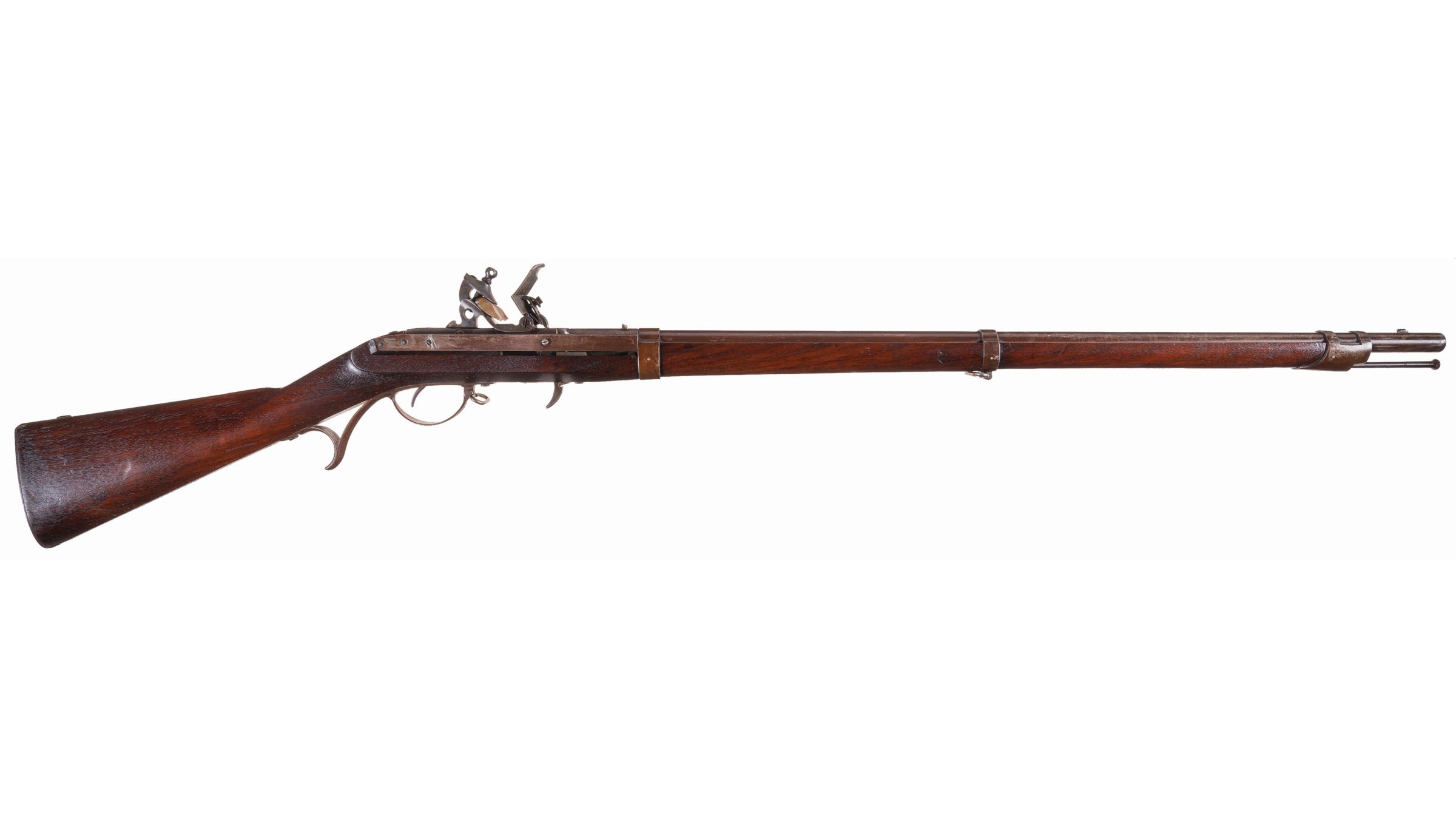 1837 Dated U.S. Harpers Ferry Model 1819 Hall Flintlock Rifle | Rock ...